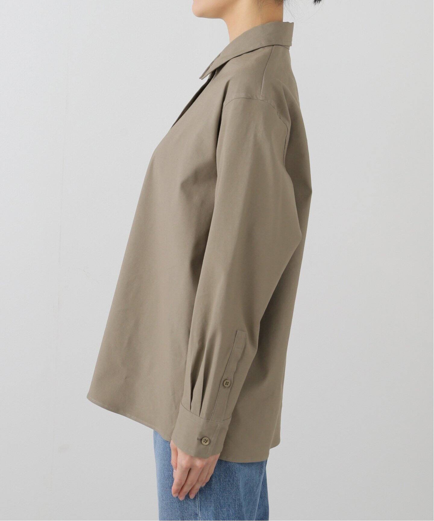 STRETCH TWILL CACHE シャツ（シャツ／ブラウス）｜Deuxieme Classe