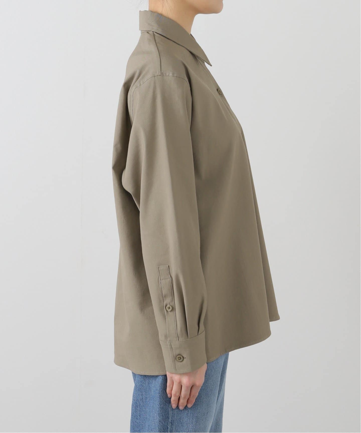 Deuxieme Classe STRETCH TWILL CACHE シャツ STRETCH TWILL CACHE シャツ（シャツ／ブラウス）｜Deuxieme
