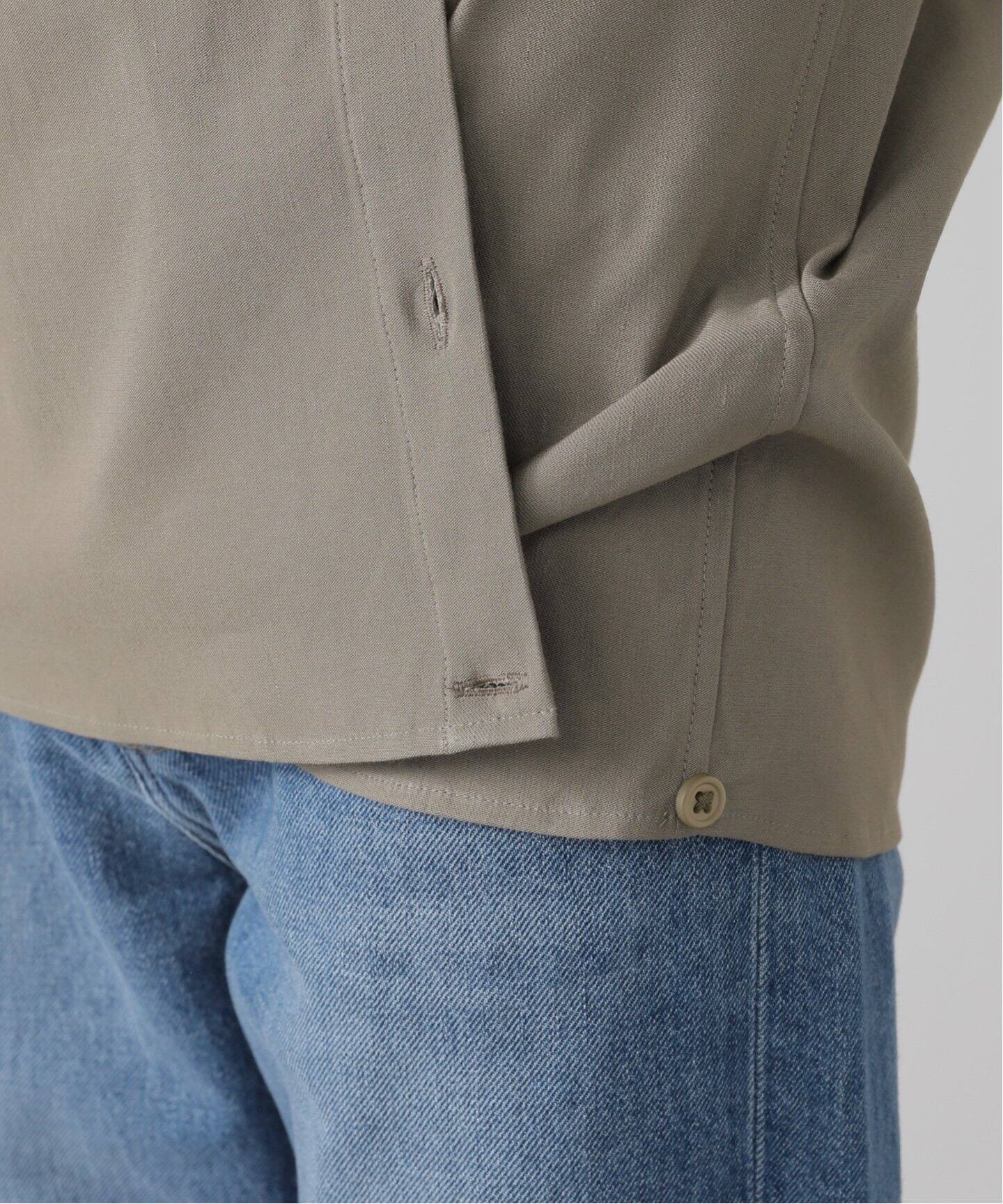 STRETCH TWILL CACHE シャツ（シャツ／ブラウス）｜Deuxieme