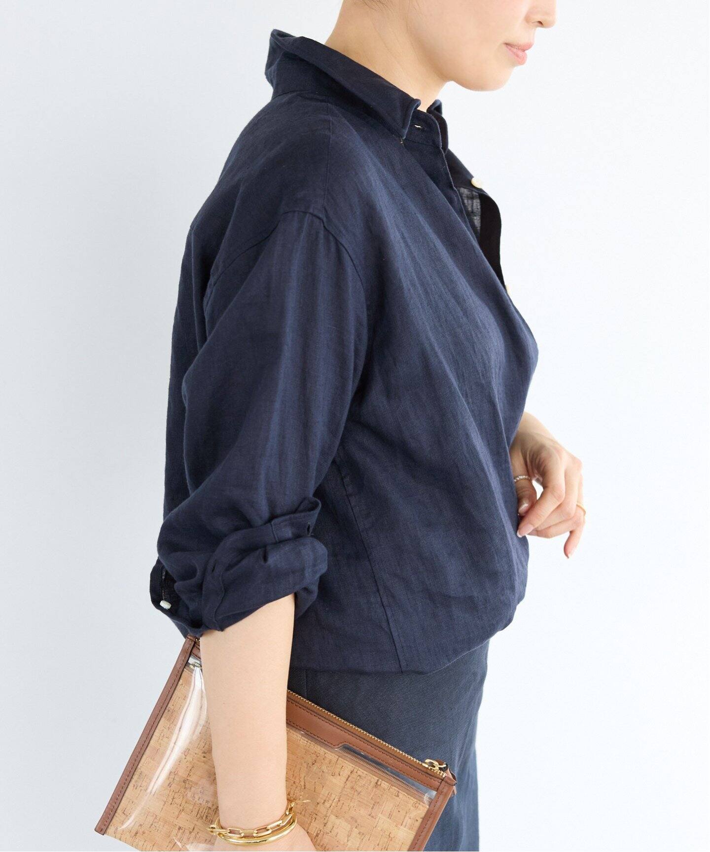 LINEN WASH CACHE シャツ（シャツ／ブラウス）｜Deuxieme Classe