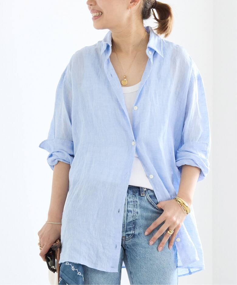 LINEN WASH CACHE シャツ（シャツ／ブラウス）｜Deuxieme Classe 