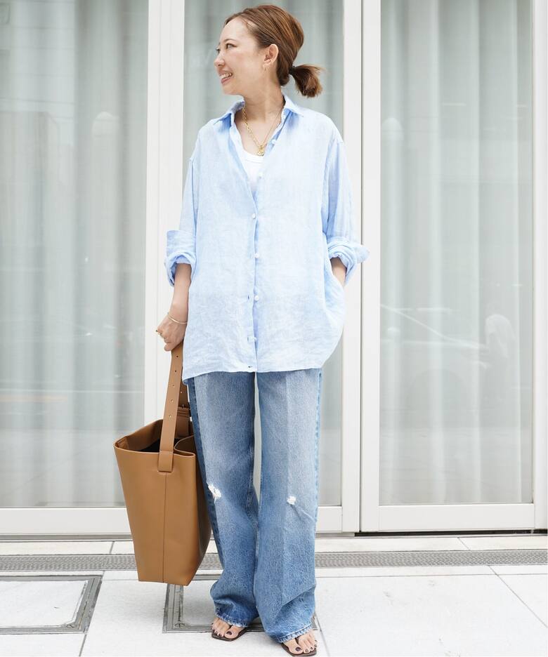 追加 LINEN WASH CACHE シャツ（シャツ／ブラウス）｜Deuxieme Classe 