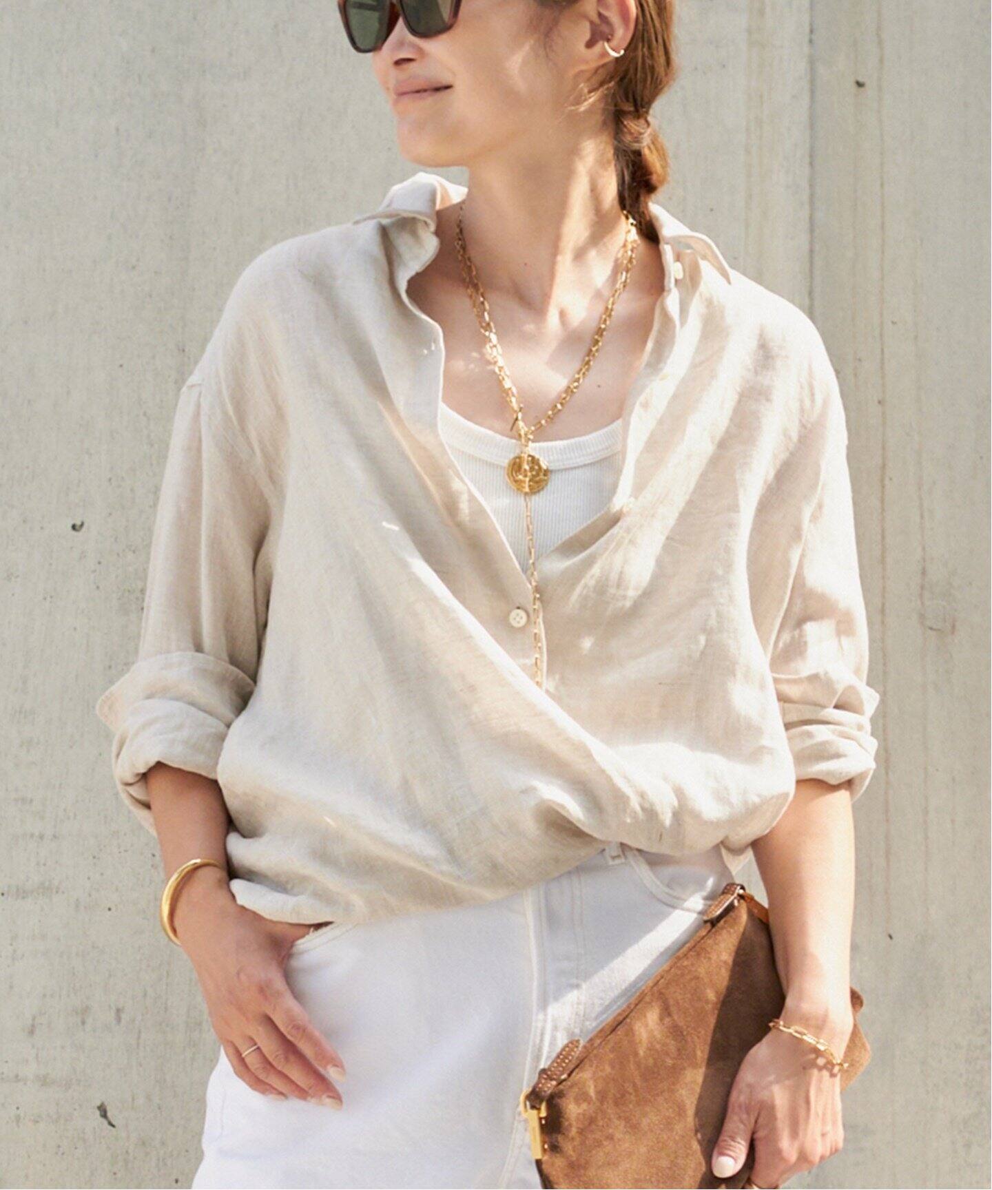 追加 LINEN WASH CACHE シャツ（シャツ／ブラウス）｜Deuxieme Classe