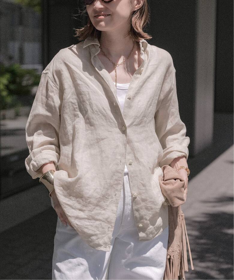 追加 LINEN WASH CACHE シャツ（シャツ／ブラウス）｜Deuxieme Classe 