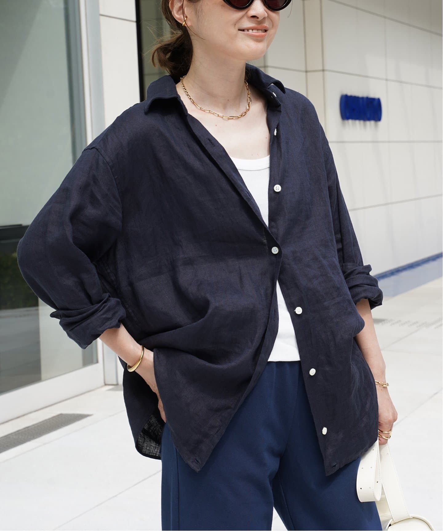 追加 LINEN WASH CACHE シャツ（シャツ／ブラウス）｜Deuxieme
