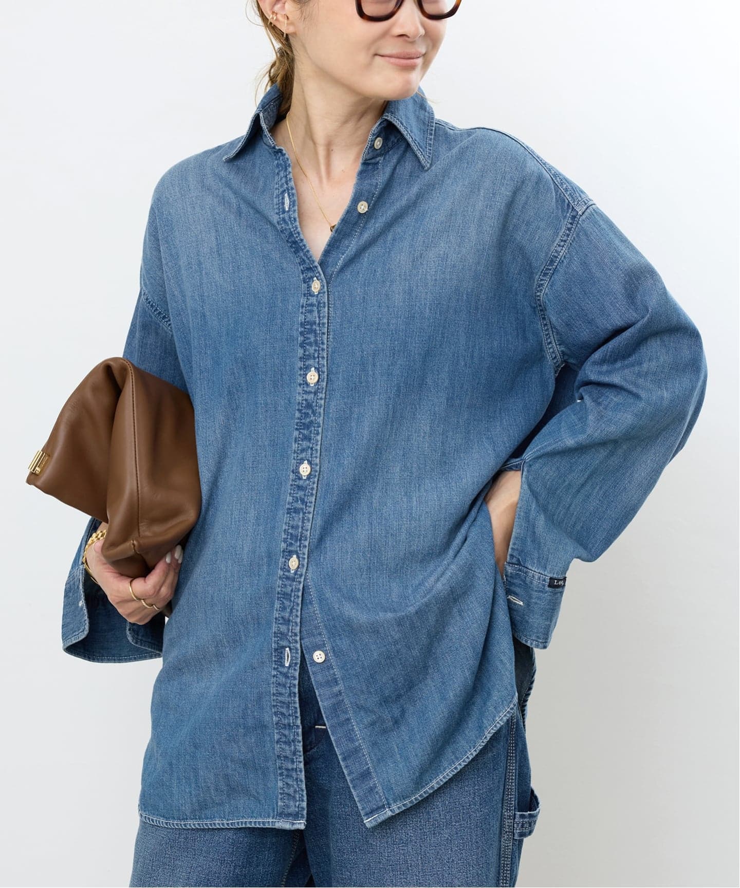 Deuxieme Classe Lee デニムシャツ Lee デニムシャツ（シャツ／ブラウス）｜Deuxieme Classe
