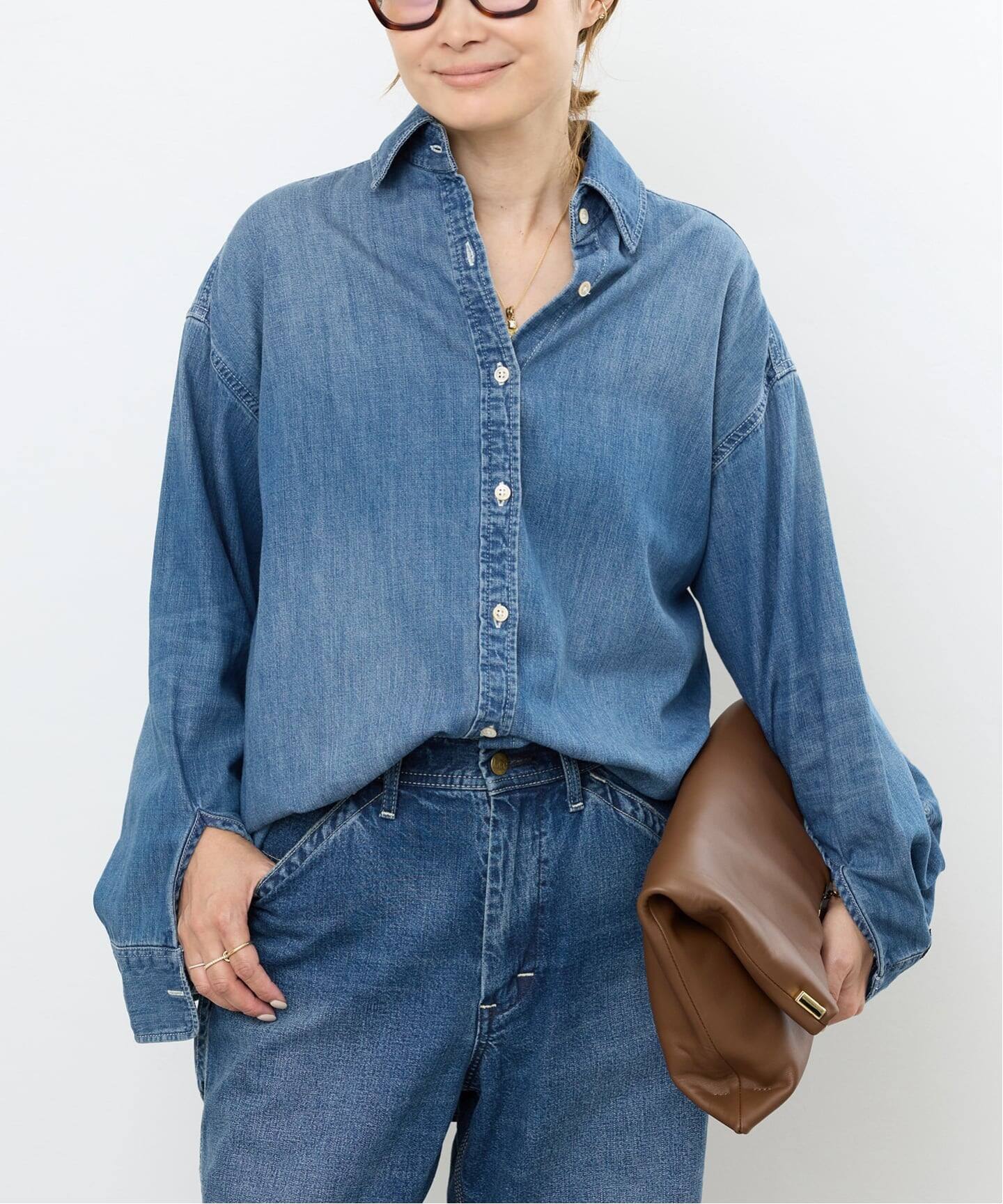 ドゥーズィエムクラス　Lee デニムシャツ　完売 Lee デニムシャツ（シャツ／ブラウス）｜Deuxieme Classe