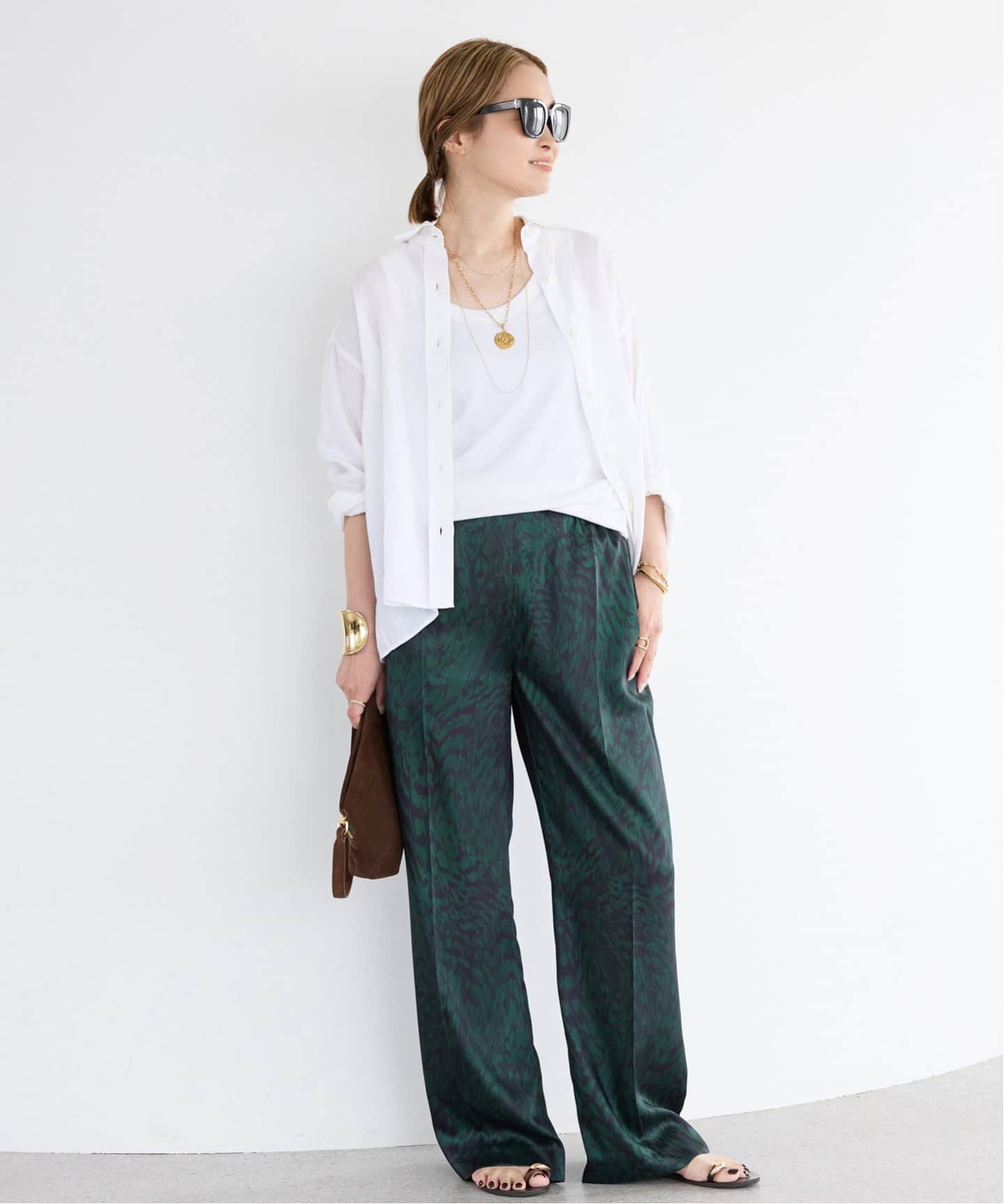 ドゥーズィエムクラス　リネンシャツ　カーキ　2025SS Linen シャツ（シャツ／ブラウス）｜Deuxieme Classe（ドゥーズィエム