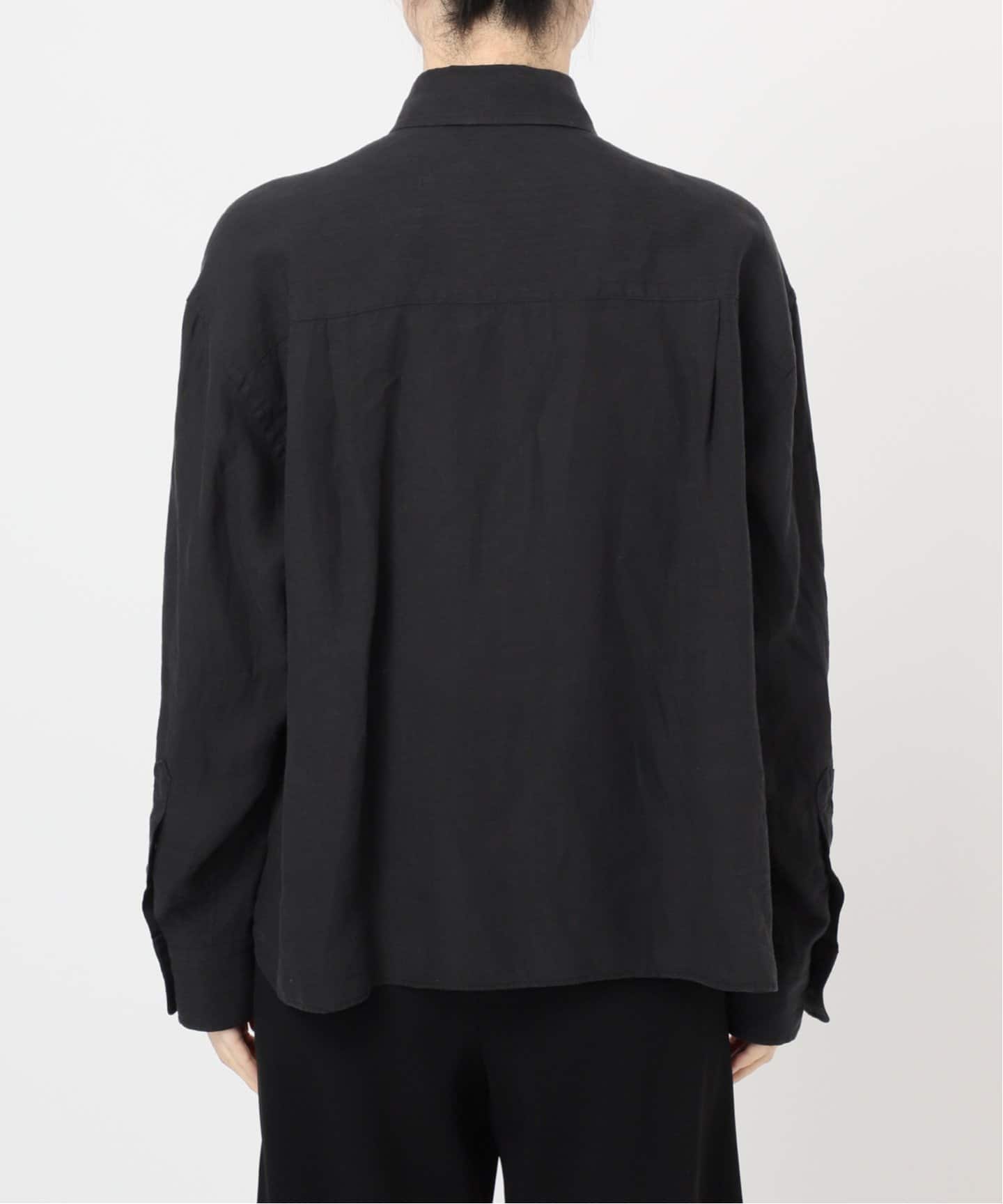 新品 Deuxieme Classe J-LINEN シャツ 黒 Linen シャツ（シャツ/ブラウス）｜Deuxieme Classe