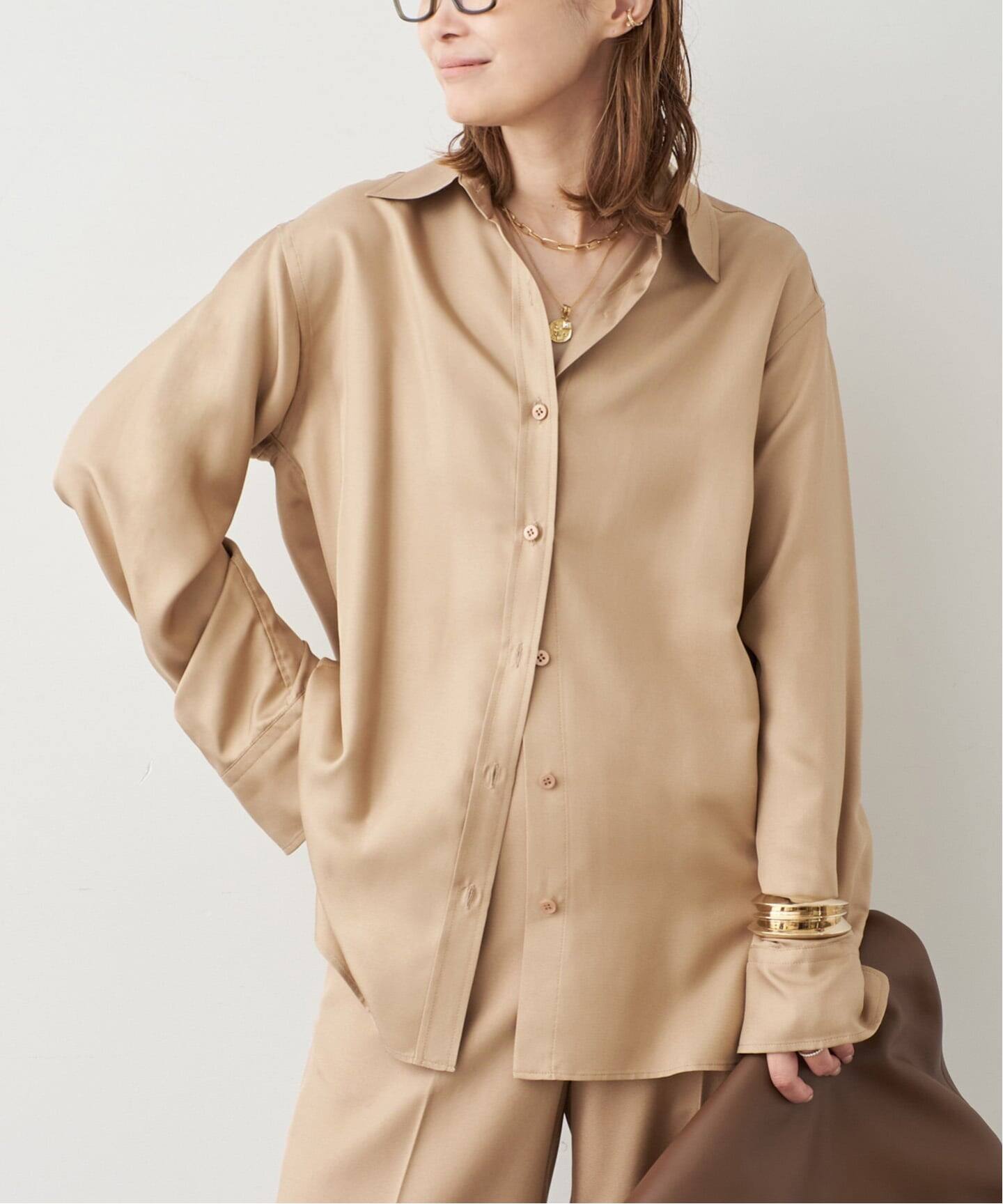 Silk Looker シャツ（シャツ／ブラウス）｜Deuxieme Classe