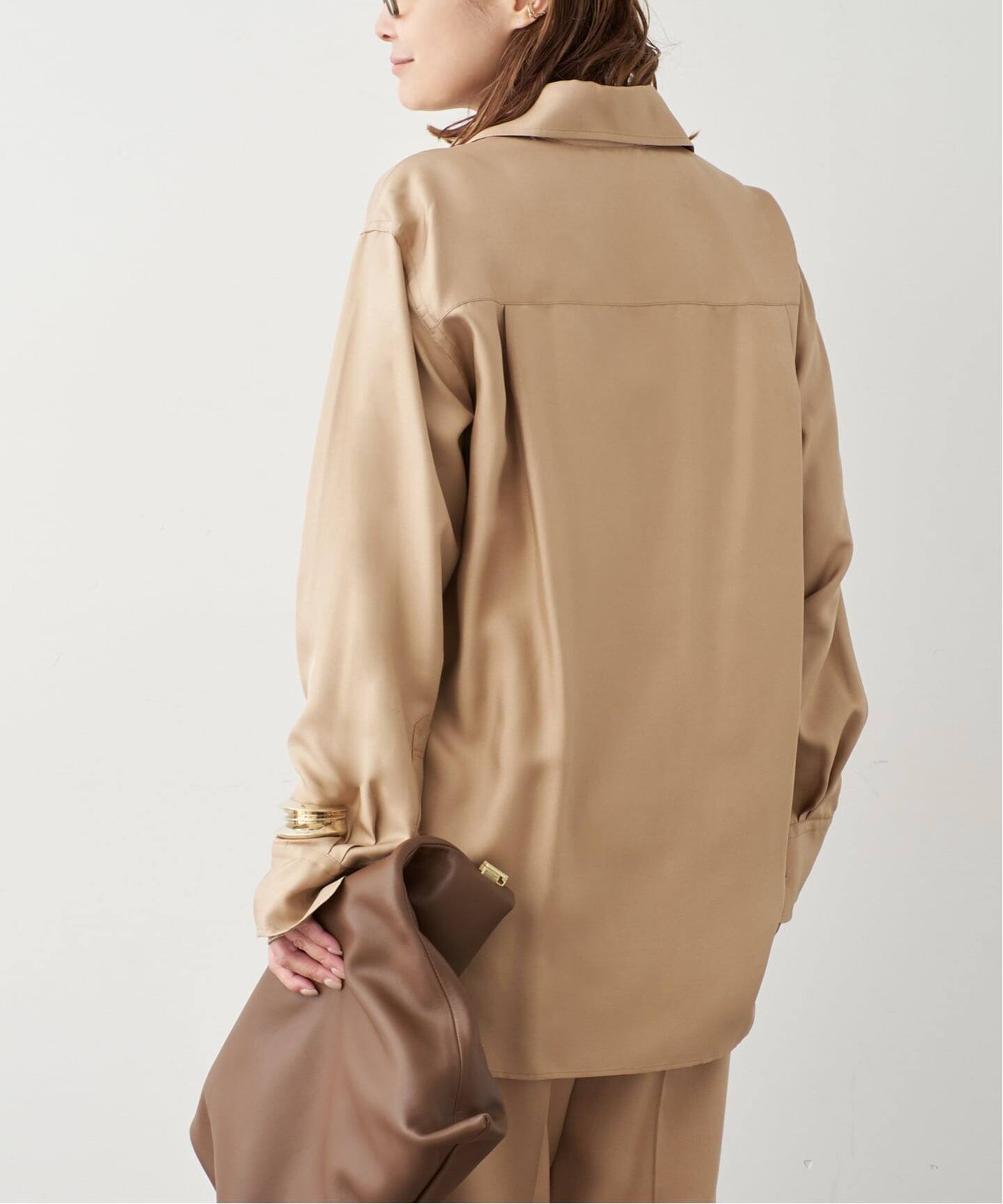 ドゥーズィエムクラス タイプライタータックシャツ ベージュ 2017SS DEUXIEME CLASSE - 美品✨ドゥーズィエムクラス タイプライタータック