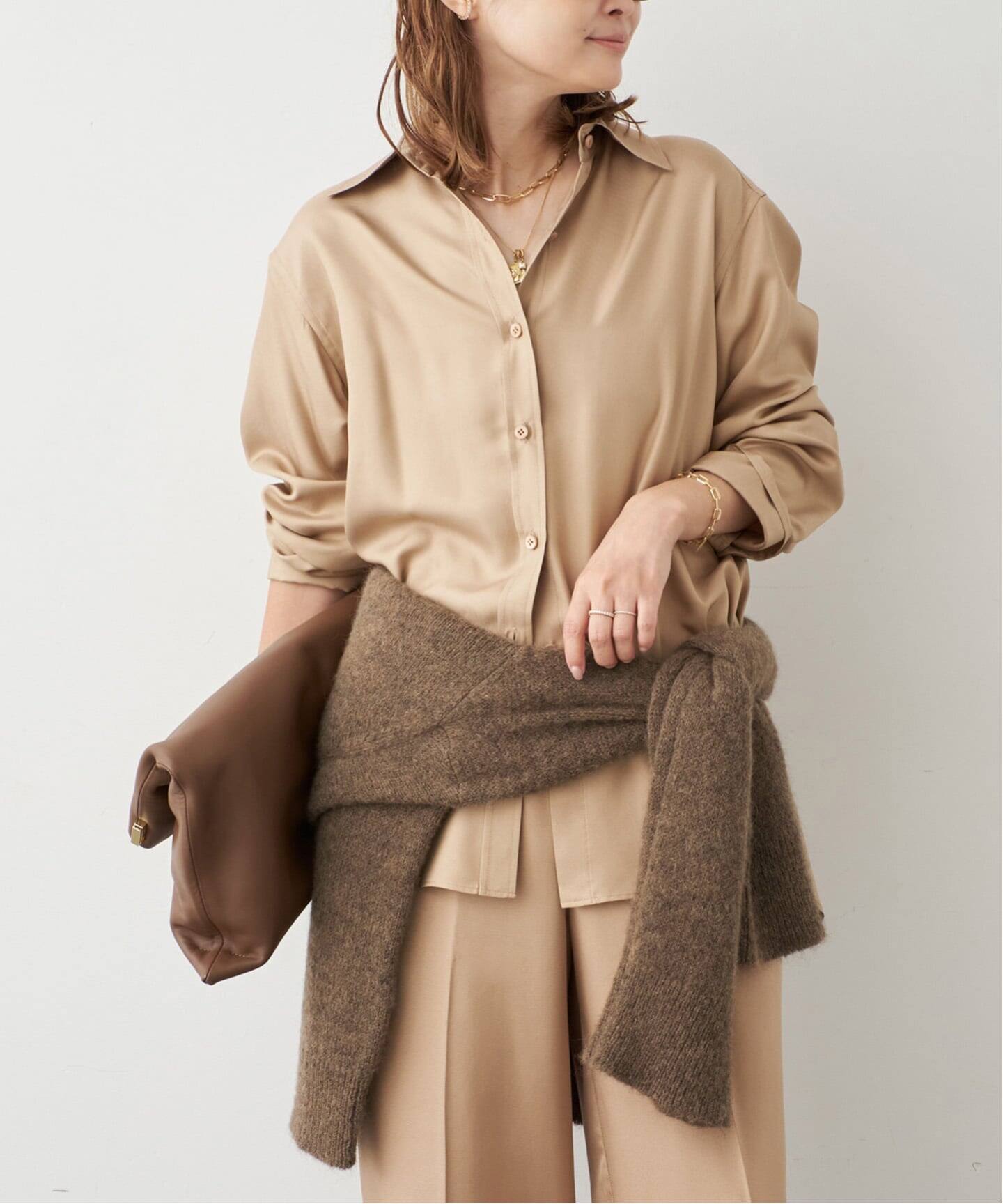 comme des GARCONS M クリーム色 ブラウス シルク comme des GARCONS M