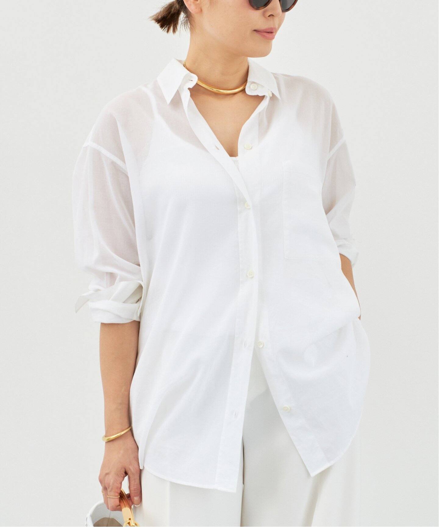 Minimal Sheer シャツ（シャツ／ブラウス）｜Deuxieme Classe 