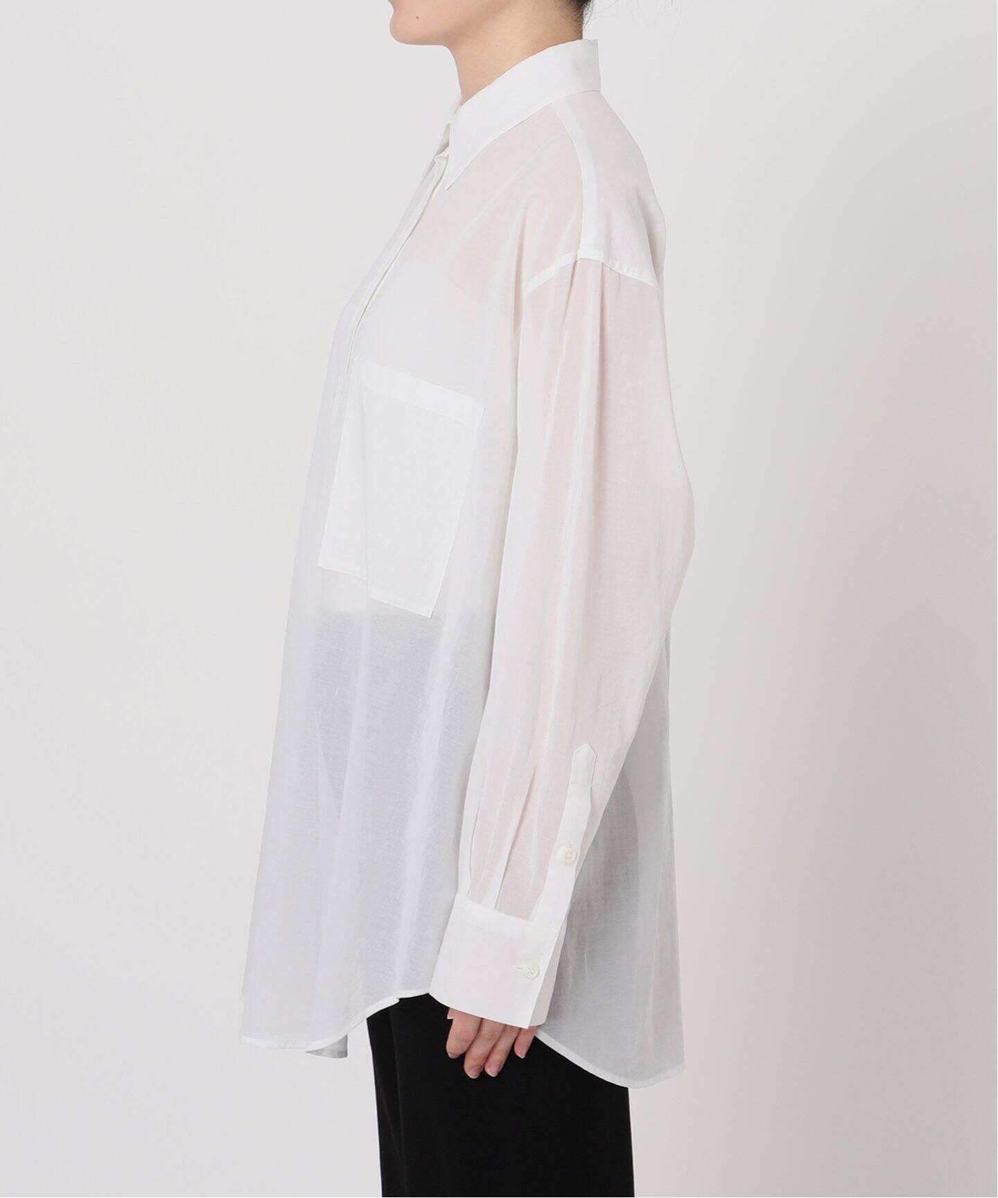 Minimal Sheer シャツ（シャツ／ブラウス）｜Deuxieme Classe