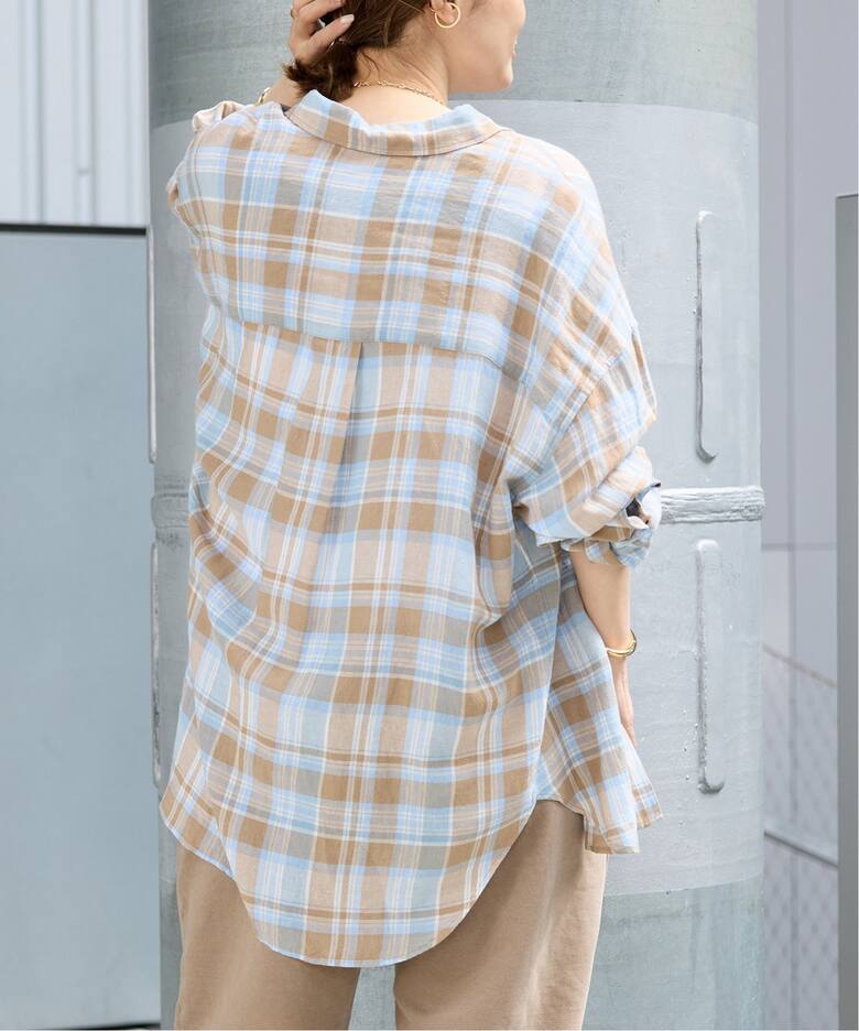 Vi/Li Check Wash シャツ（シャツ／ブラウス）｜Deuxieme Classe 