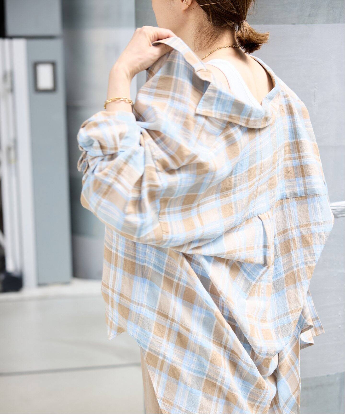 Vi/Li Check Wash シャツ（シャツ／ブラウス）｜Deuxieme Classe 