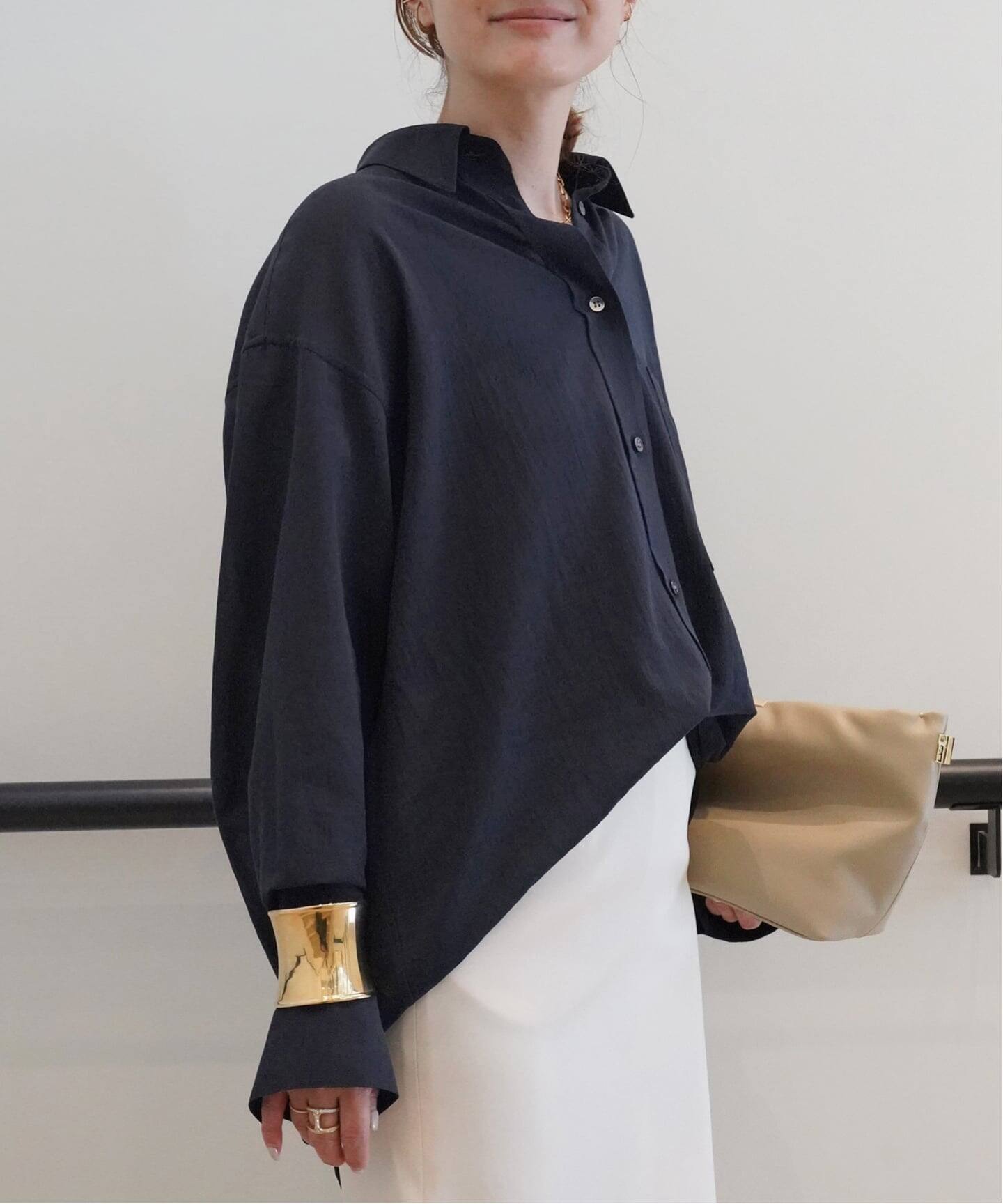 Deuxieme Classe COTTON WASH シャツ ネイビー Deuxieme Classe（ドゥーズィエムクラス）の「COTTON WASH