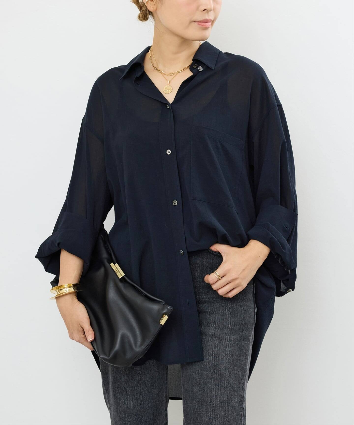 美品　ドゥーズィエムクラスDeuxieme Classe Sheer ブラウス Deuxieme Classe（ドゥーズィエムクラス）の「Sheer ブラウス
