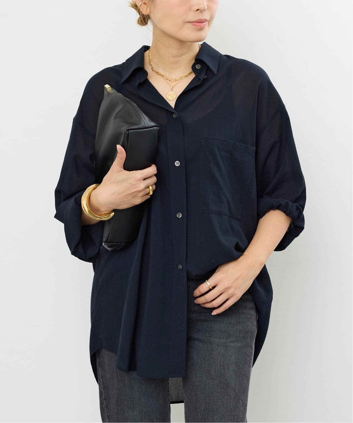 Deuxieme Classe Sheer ブラウス LA COLLECTION/ラコレクション】 SHEER ブラウス（シャツ