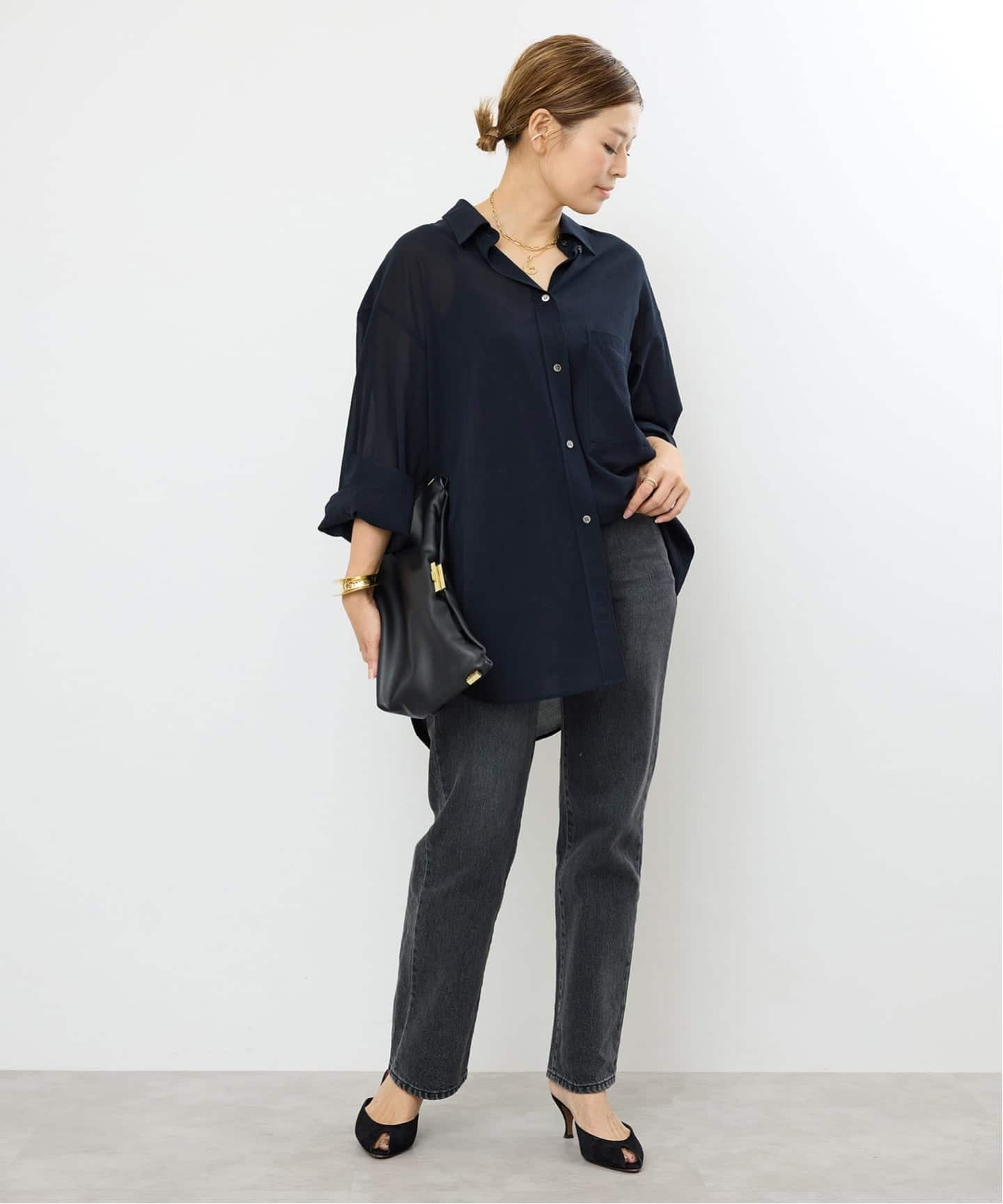 Cotton Sheer Wash シャツ（シャツ／ブラウス）｜Deuxieme