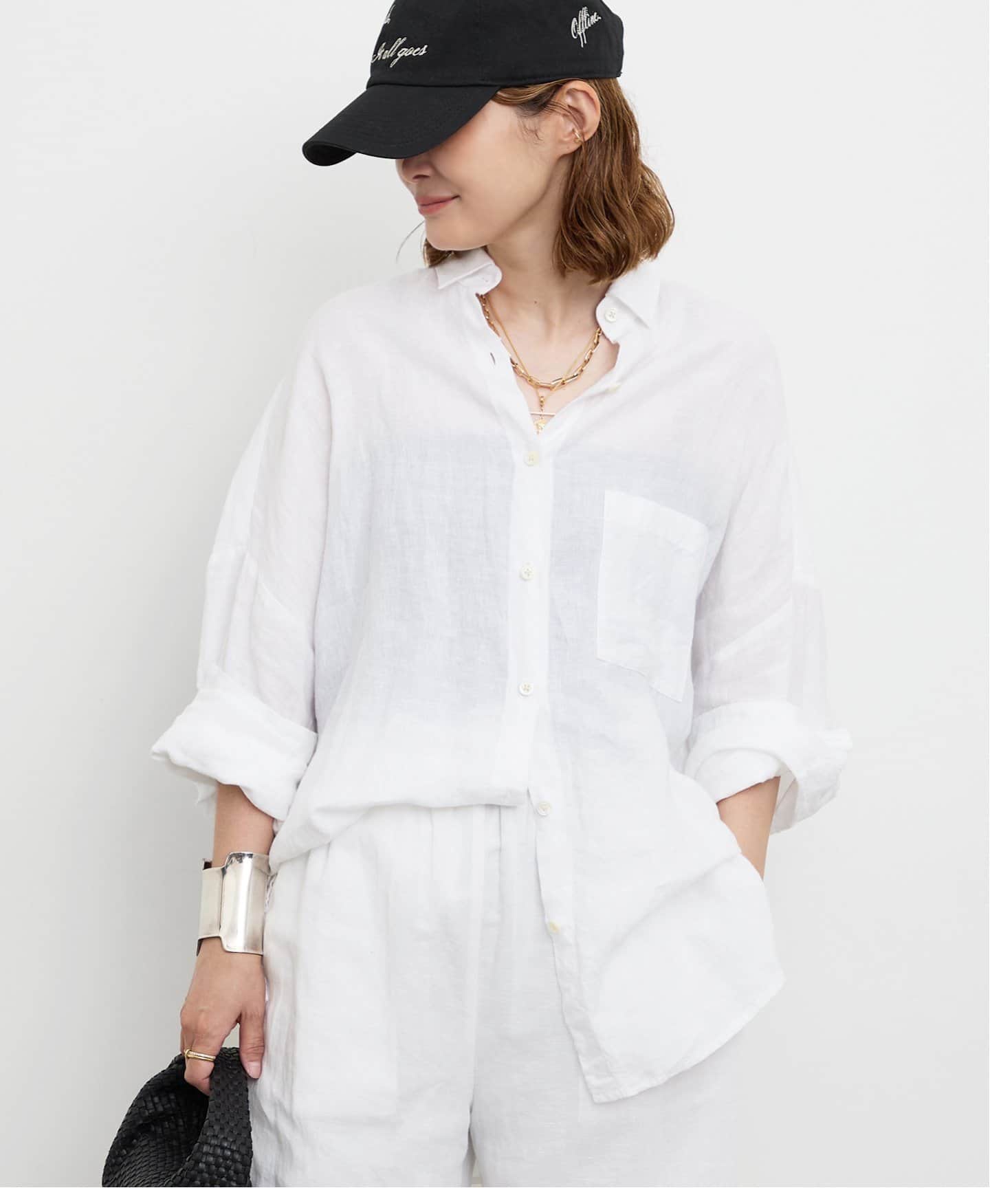 New Linen ワイドシャツ（シャツ／ブラウス）｜Deuxieme Classe