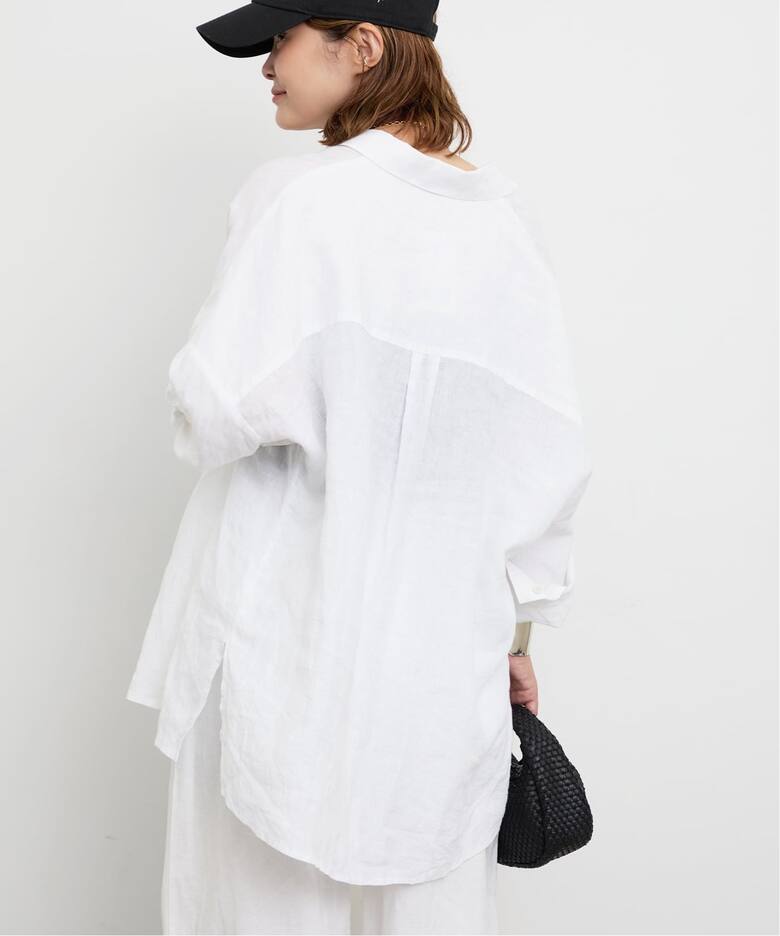New Linen ワイドシャツ（シャツ／ブラウス）｜Deuxieme Classe 