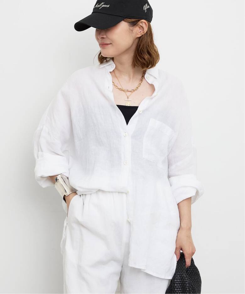New Linen ワイドシャツ（シャツ／ブラウス）｜Deuxieme Classe 