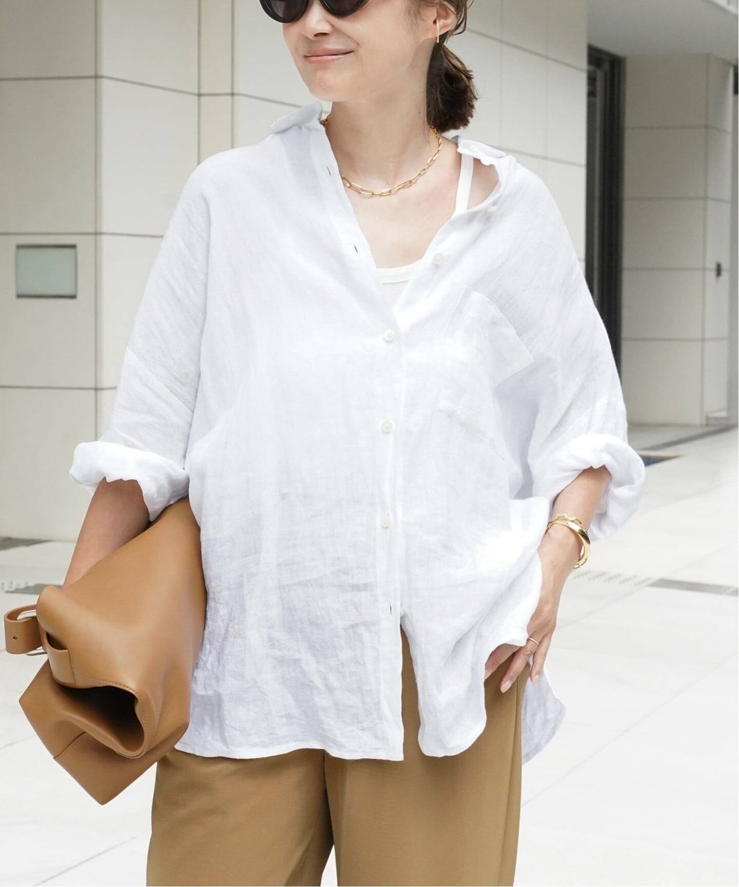 New Linen ワイドシャツ（シャツ／ブラウス）｜Deuxieme Classe
