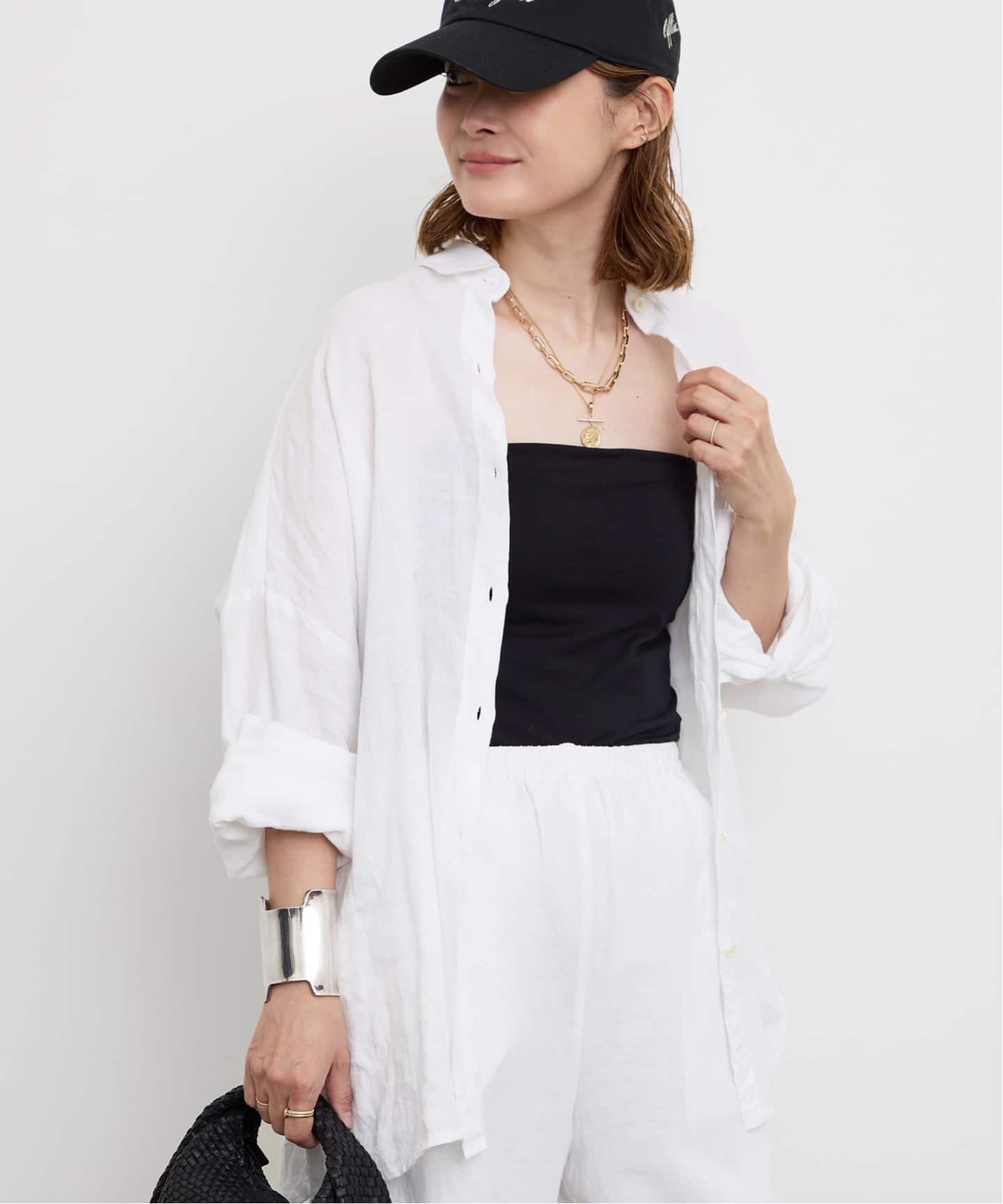 New Linen ワイドシャツ（シャツ／ブラウス）｜Deuxieme Classe