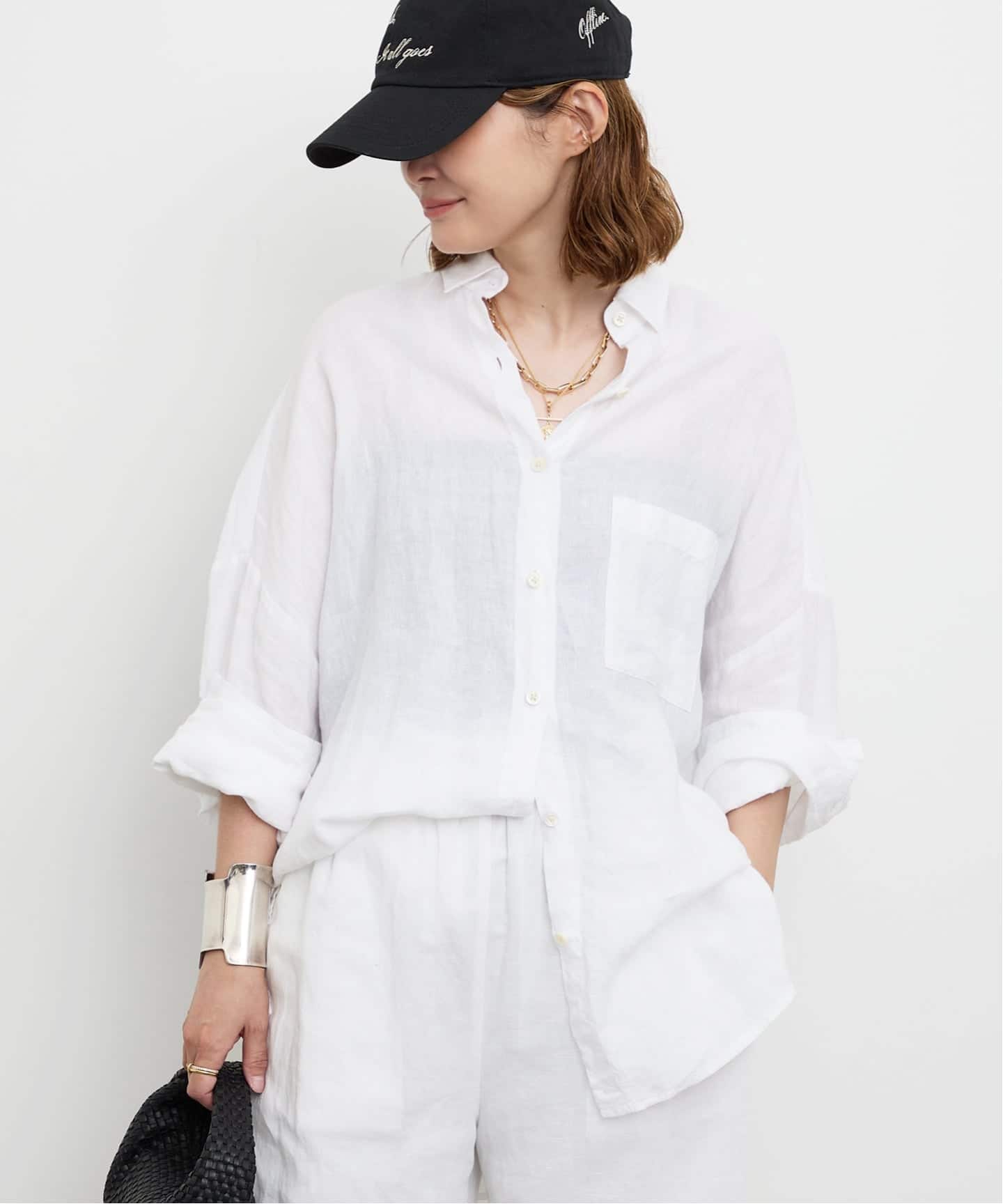 New Linen ワイドシャツ（シャツ／ブラウス）｜Deuxieme Classe