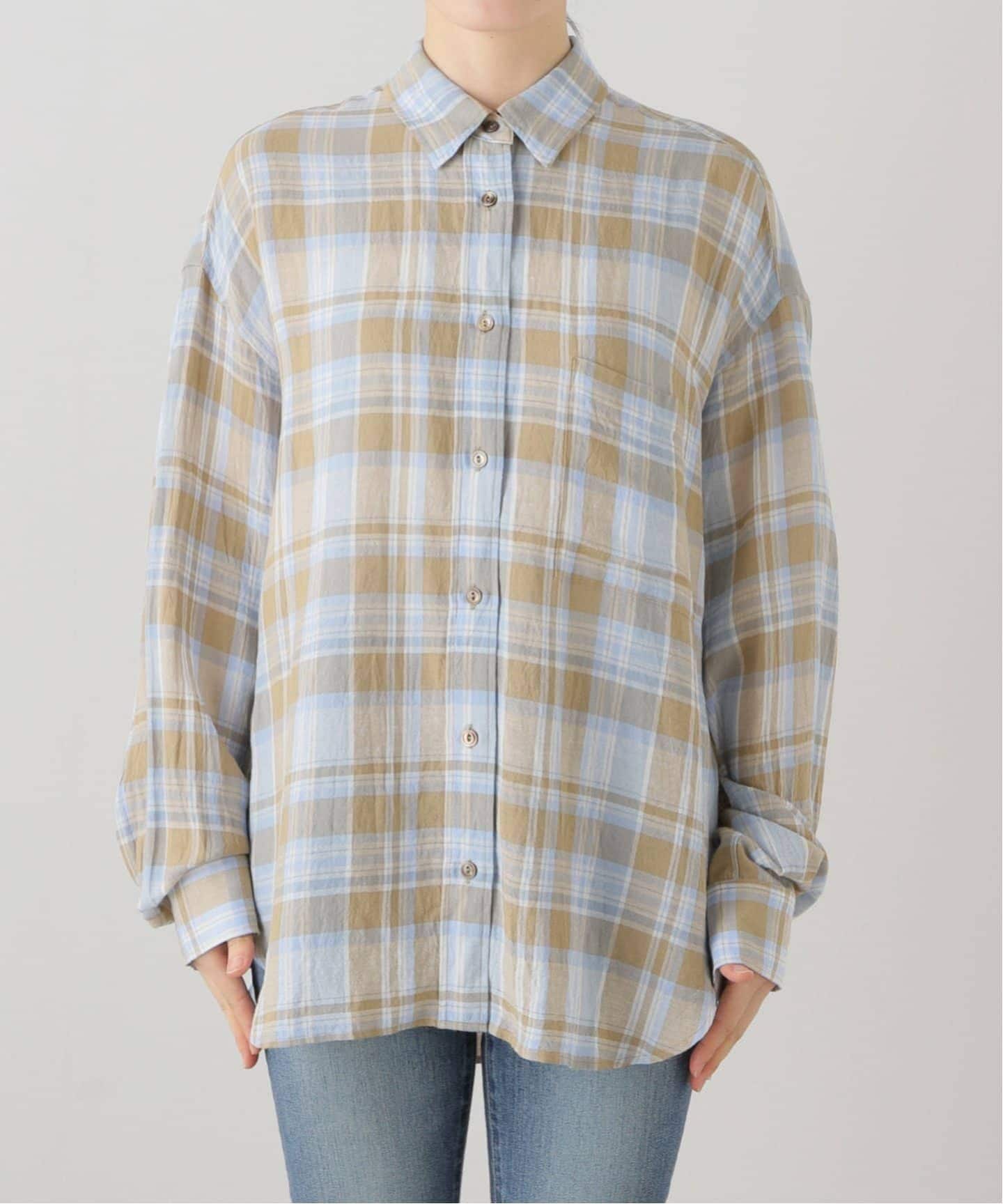 Vi/Li Check Wash シャツ Vi/Li Check Wash シャツ（シャツ／ブラウス）｜Deuxieme Classe