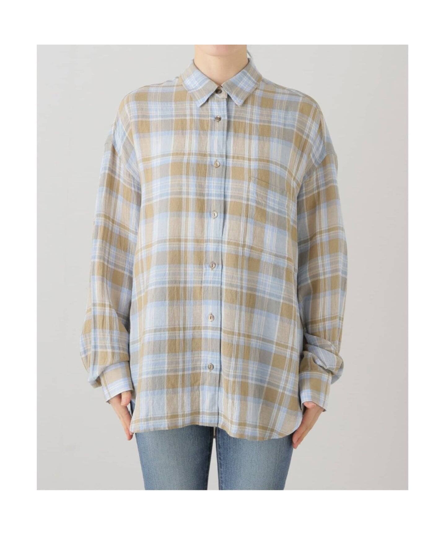追加 Vi/Li Check Wash シャツ（シャツ／ブラウス）｜Deuxieme Classe 