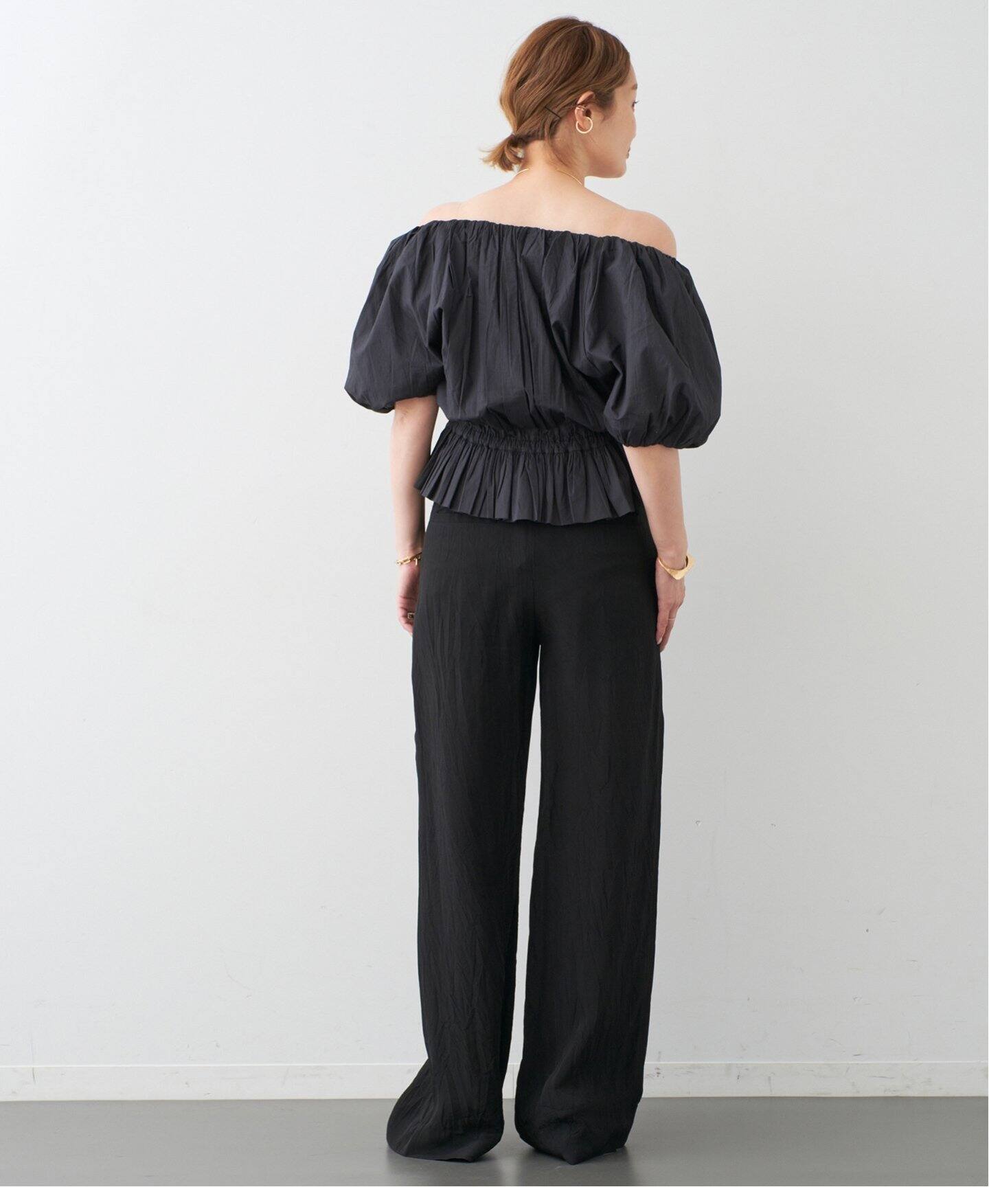 MERLETTE/マーレット】Scoop Neck Blouse（シャツ／ブラウス 