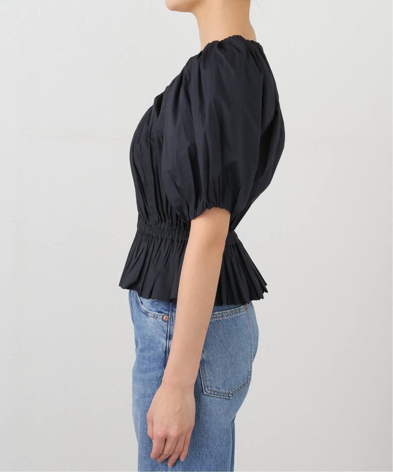 MERLETTE/マーレット】Scoop Neck Blouse（シャツ／ブラウス 