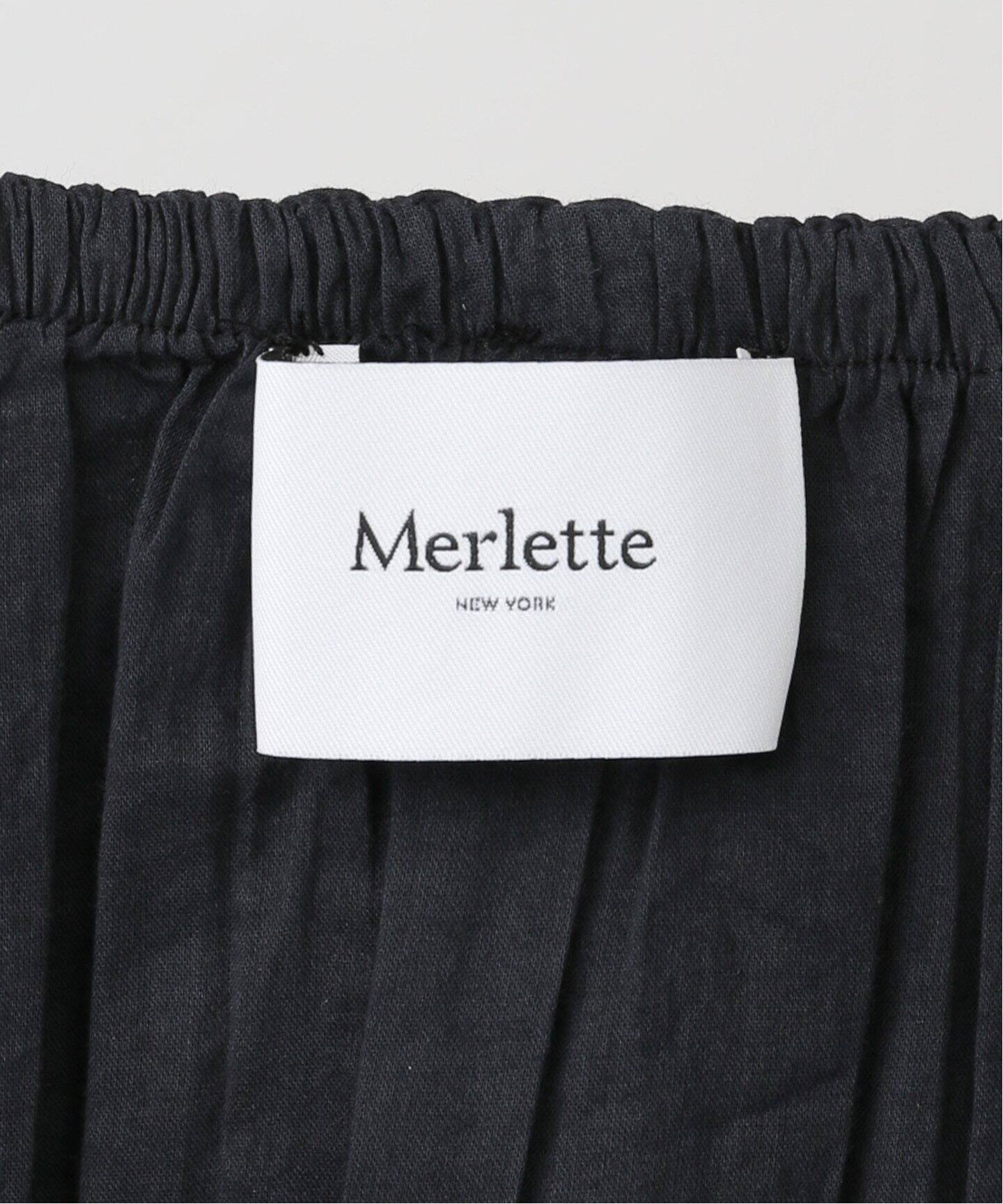 MERLETTE/マーレット】Scoop Neck Blouse（シャツ／ブラウス 