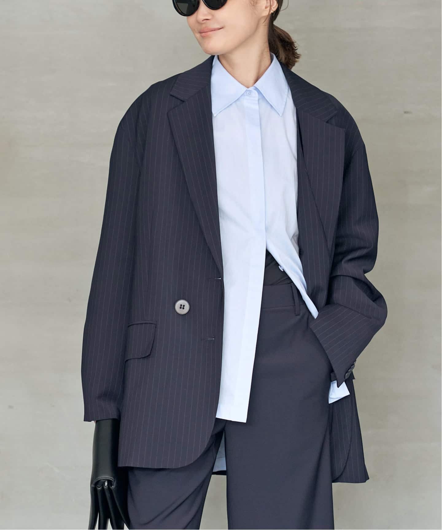 TIBI/ティビ シャツ TIBI/ティビ】SHIRTING GABE SHIRT（シャツ／ブラウス