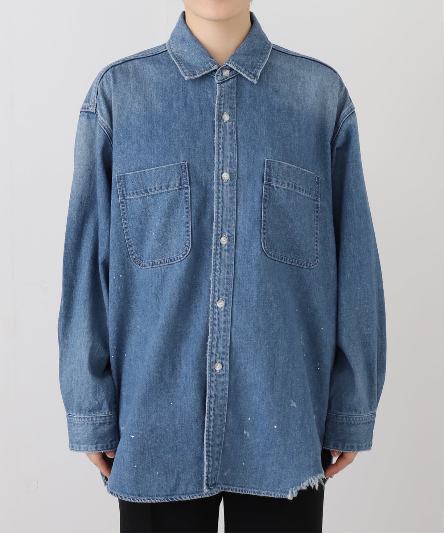 JOHNBULL ミューズ ドゥドゥーズィエムクラス デニムシャツ ジョンブル JOHNBULL/ジョンブル】DENIM SHIRT（シャツ／ブラウス
