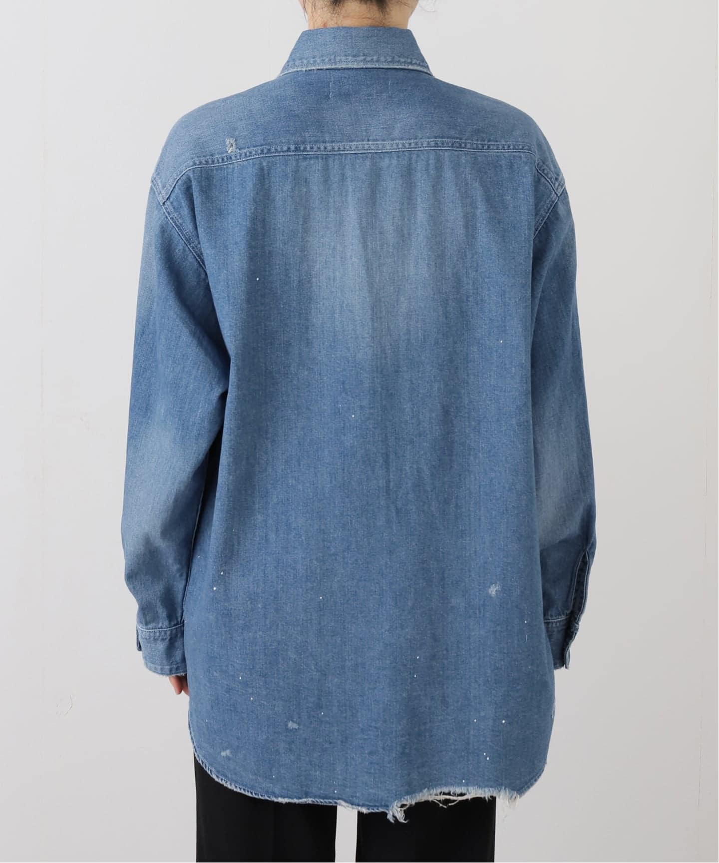 JOHNBULL ミューズ ドゥドゥーズィエムクラス デニムシャツ ジョンブル JOHNBULL/ジョンブル】DENIM SHIRT（シャツ／ブラウス