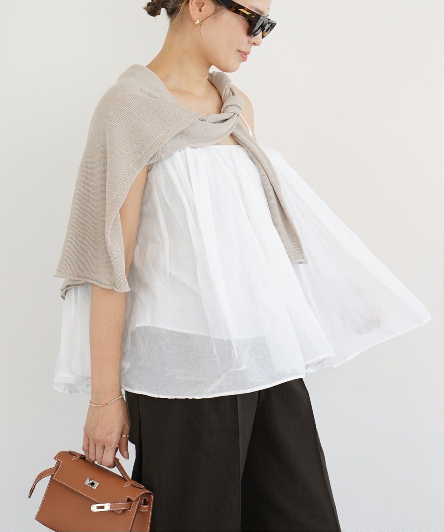 deuxiemeclasse マリリンムーンドラマティックキャミソール25年 MARILYN MOON/マリリンムーン】dramatic cami Blouse（シャツ