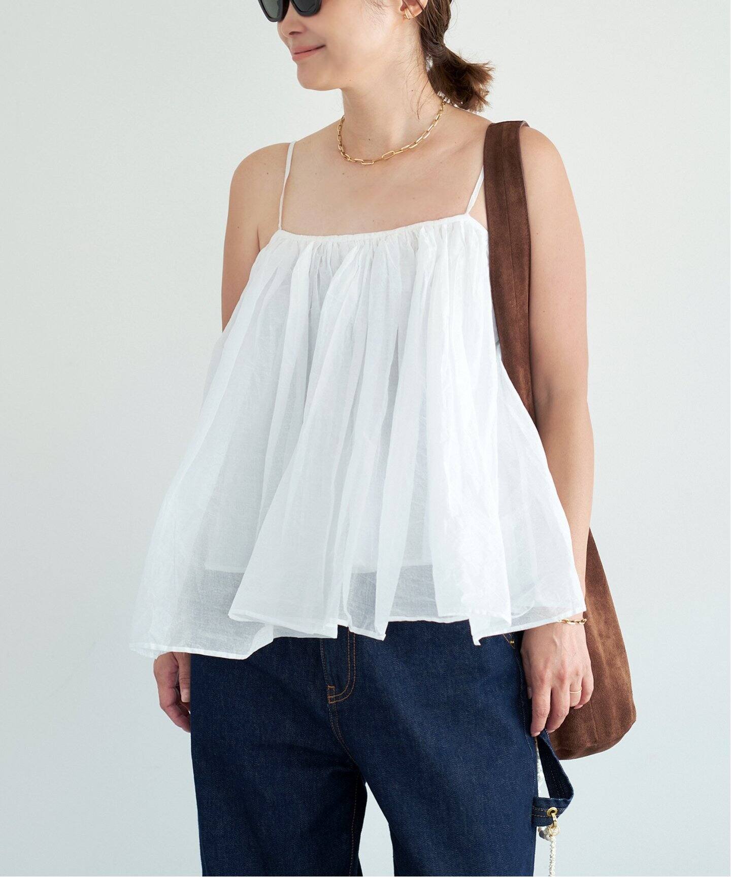 MARILYN MOON/マリリンムーン】dramatic cami Blouse（シャツ 