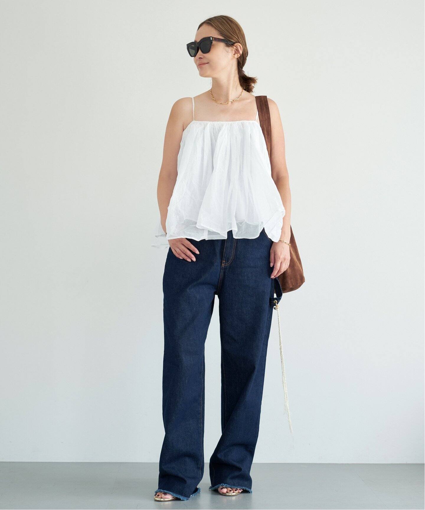MARILYN MOON/マリリンムーン】dramatic cami Blouse（シャツ 