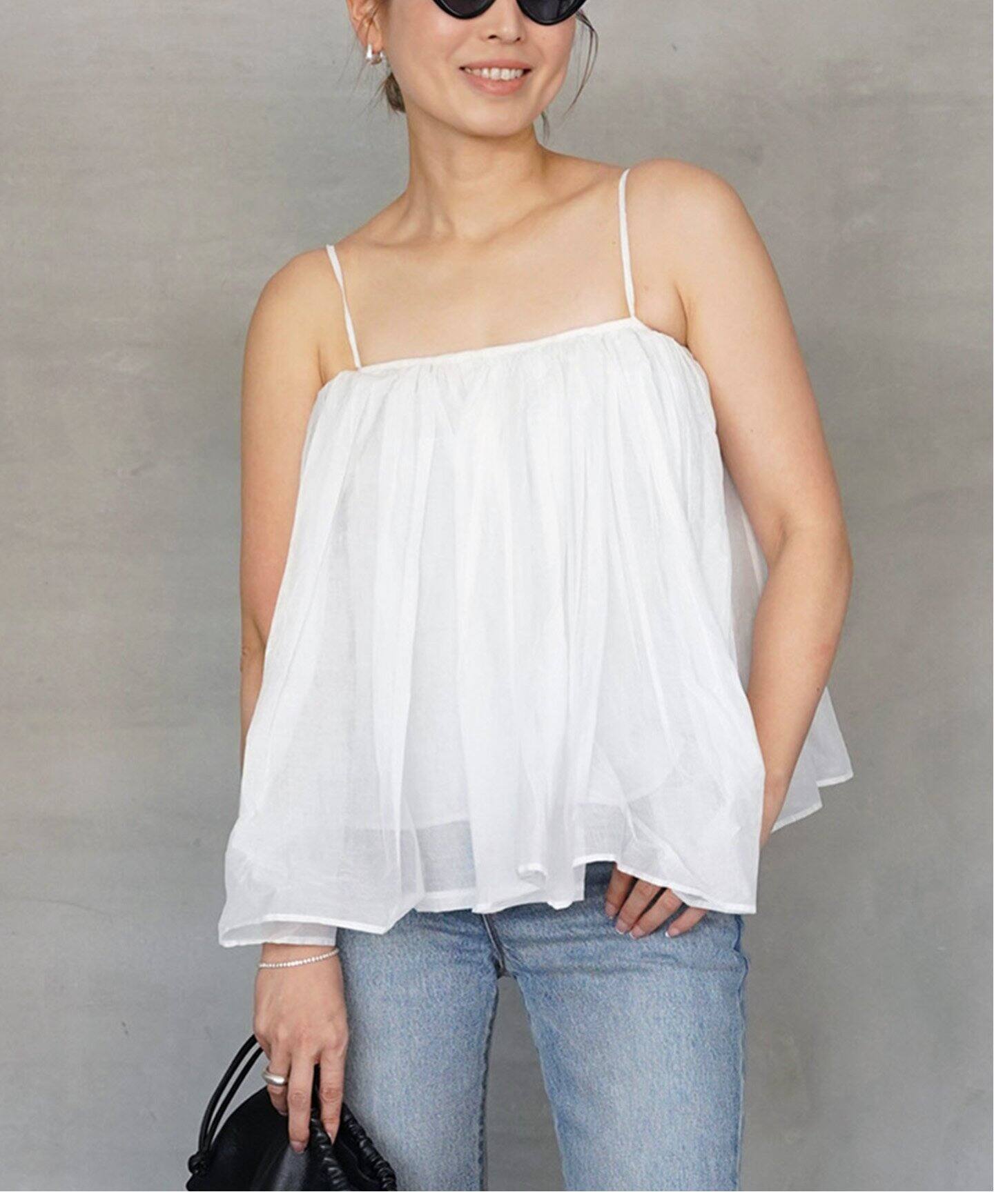 MARILYN MOON/マリリンムーン】dramatic cami Blouse（シャツ 