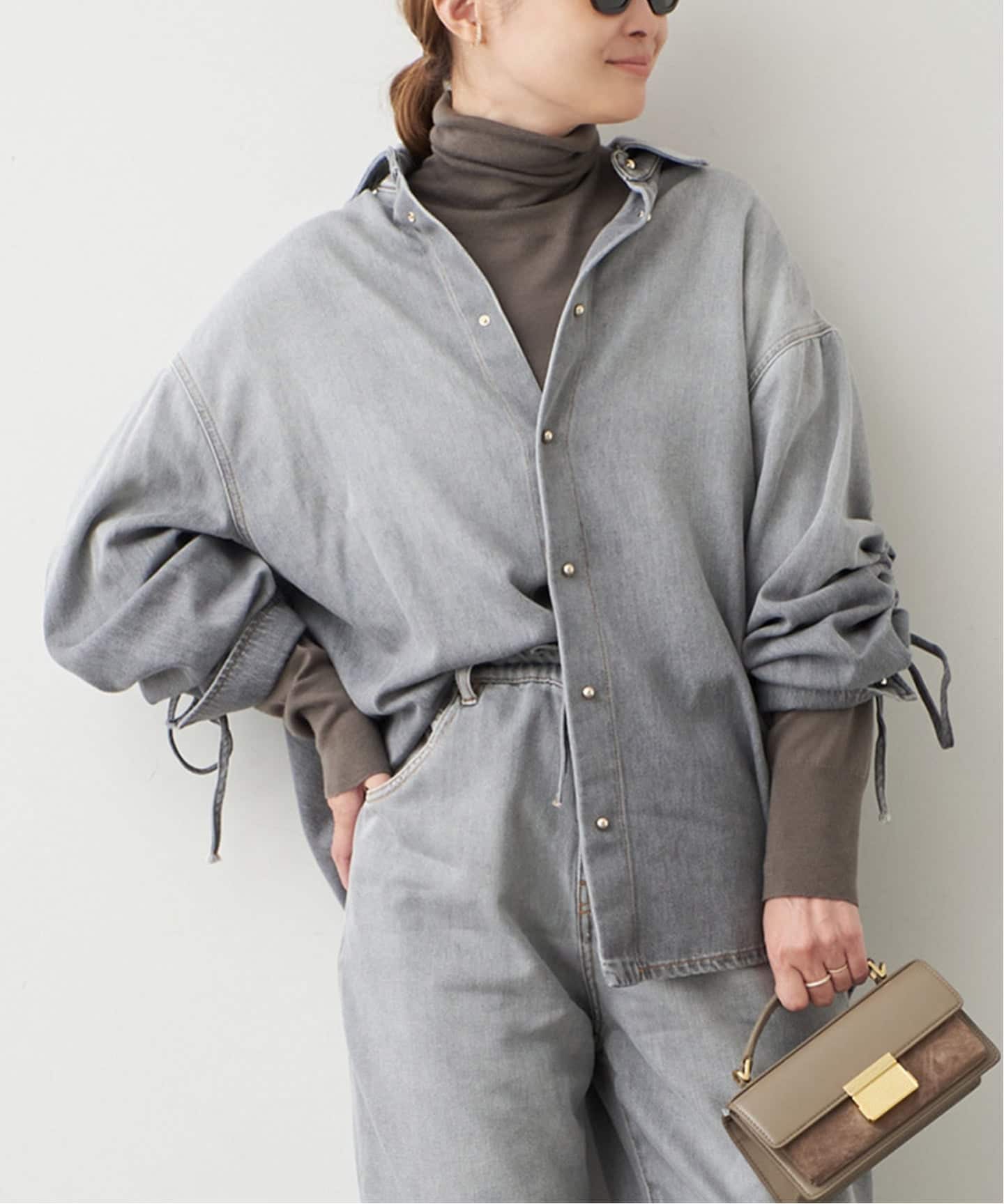 【着用1度　タグあり】ドゥーズィエムクラスdarkpark ダークパーク シャツ DARKPARK/ダークパーク】 TAILORED POPELINE シャツ（シャツ