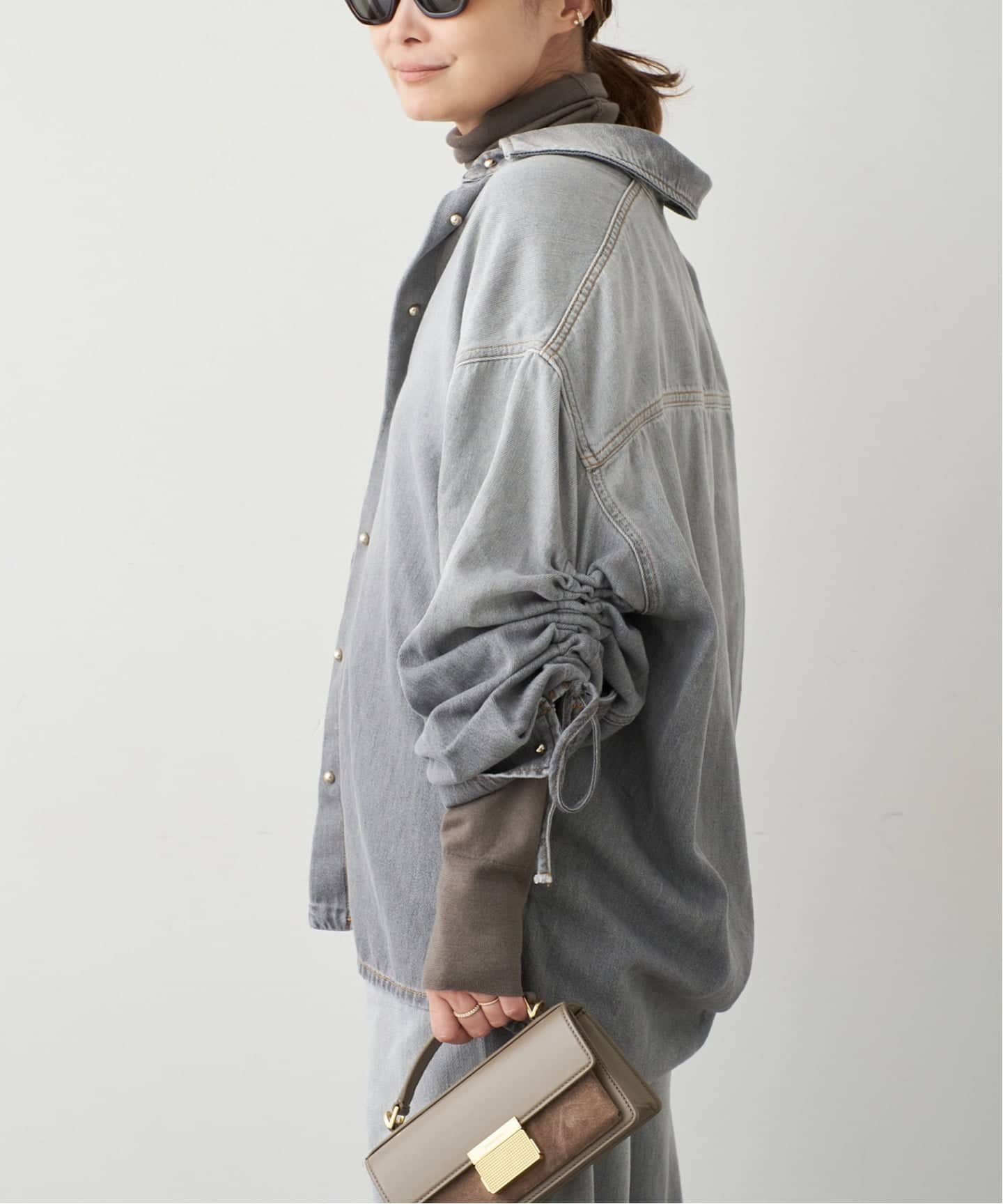 【着用1度　タグあり】ドゥーズィエムクラスdarkpark ダークパーク シャツ DARKPARK/ダークパーク】 TAILORED POPELINE シャツ（シャツ