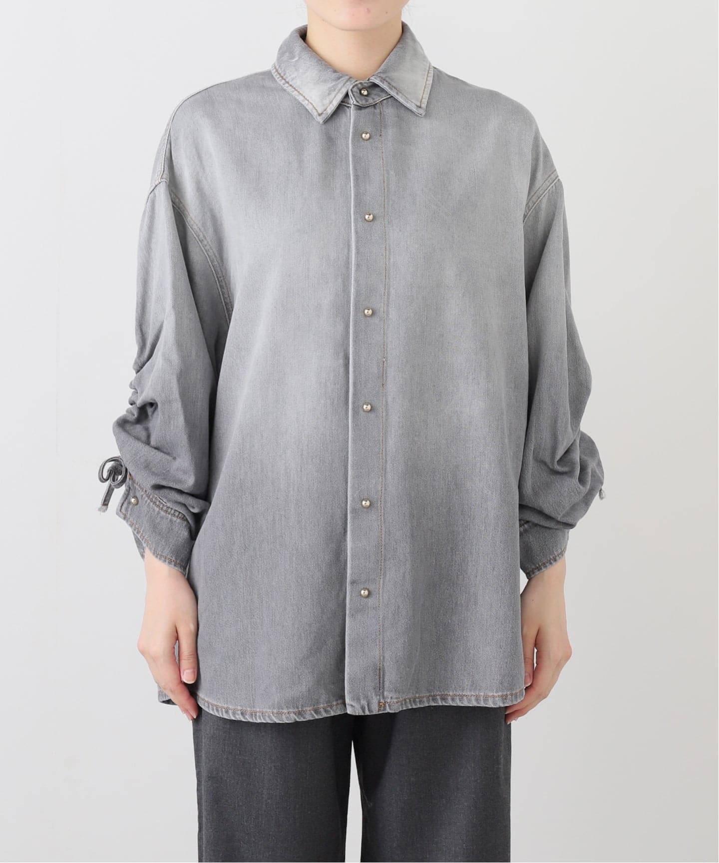 DARKPARK/ダークパーク】ROUCHE SHIRT（シャツ／ブラウス