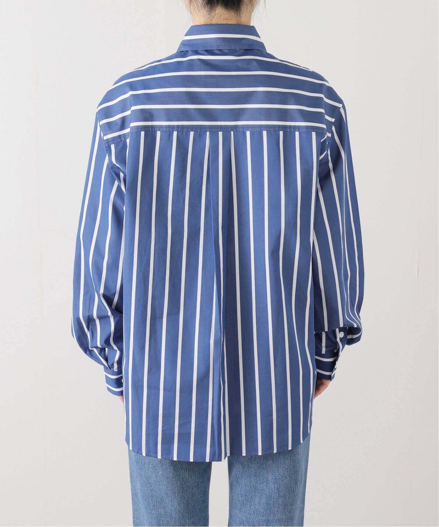 未使用☆ MATTEAU マトー ストライプシャツ 1 MATTEAU/マトー】CLASSIC STRIPE SHIRT（シャツ／ブラウス