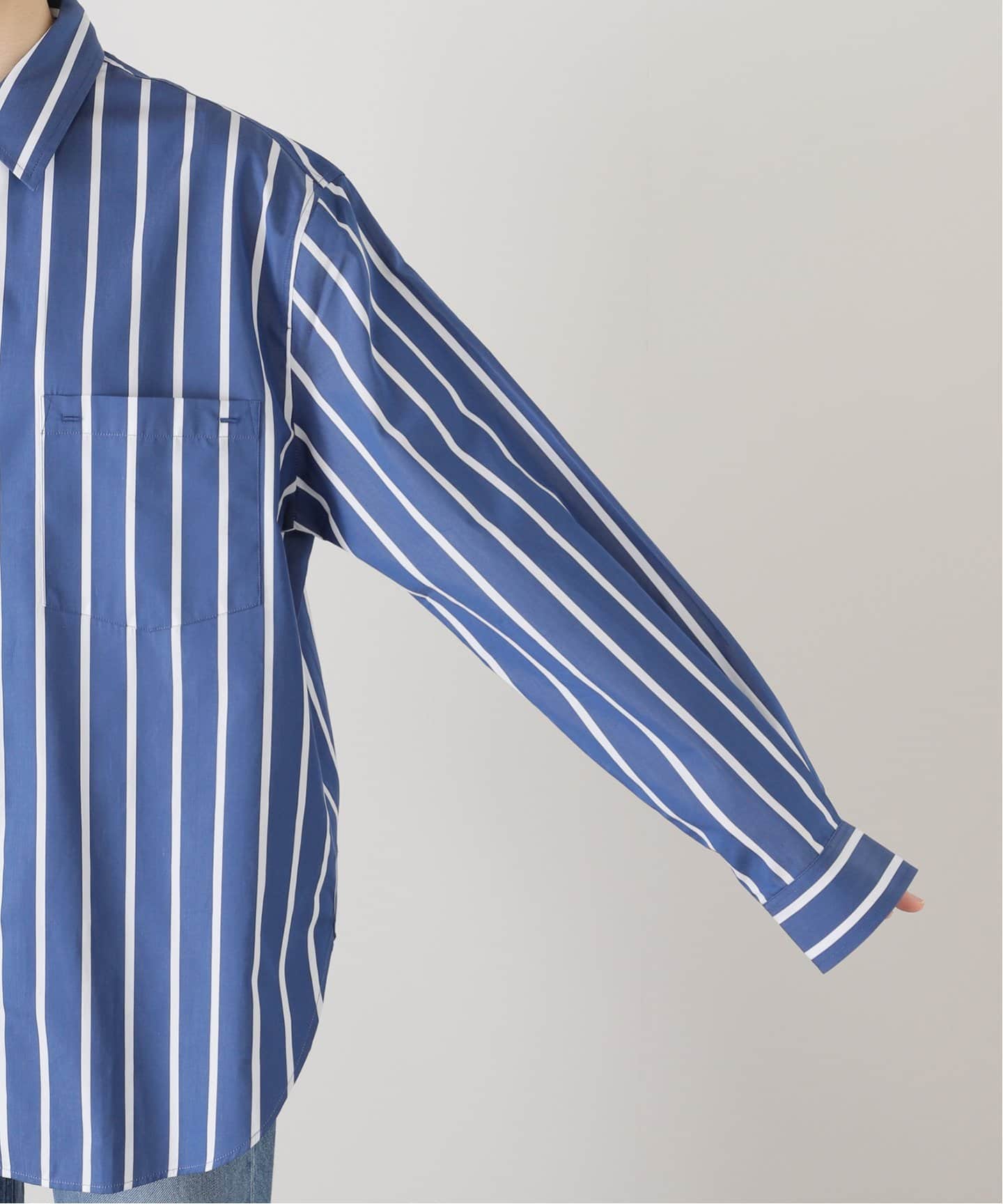 未使用☆ MATTEAU マトー ストライプシャツ 1 MATTEAU/マトー】CLASSIC STRIPE SHIRT(シャツ/ブラウス
