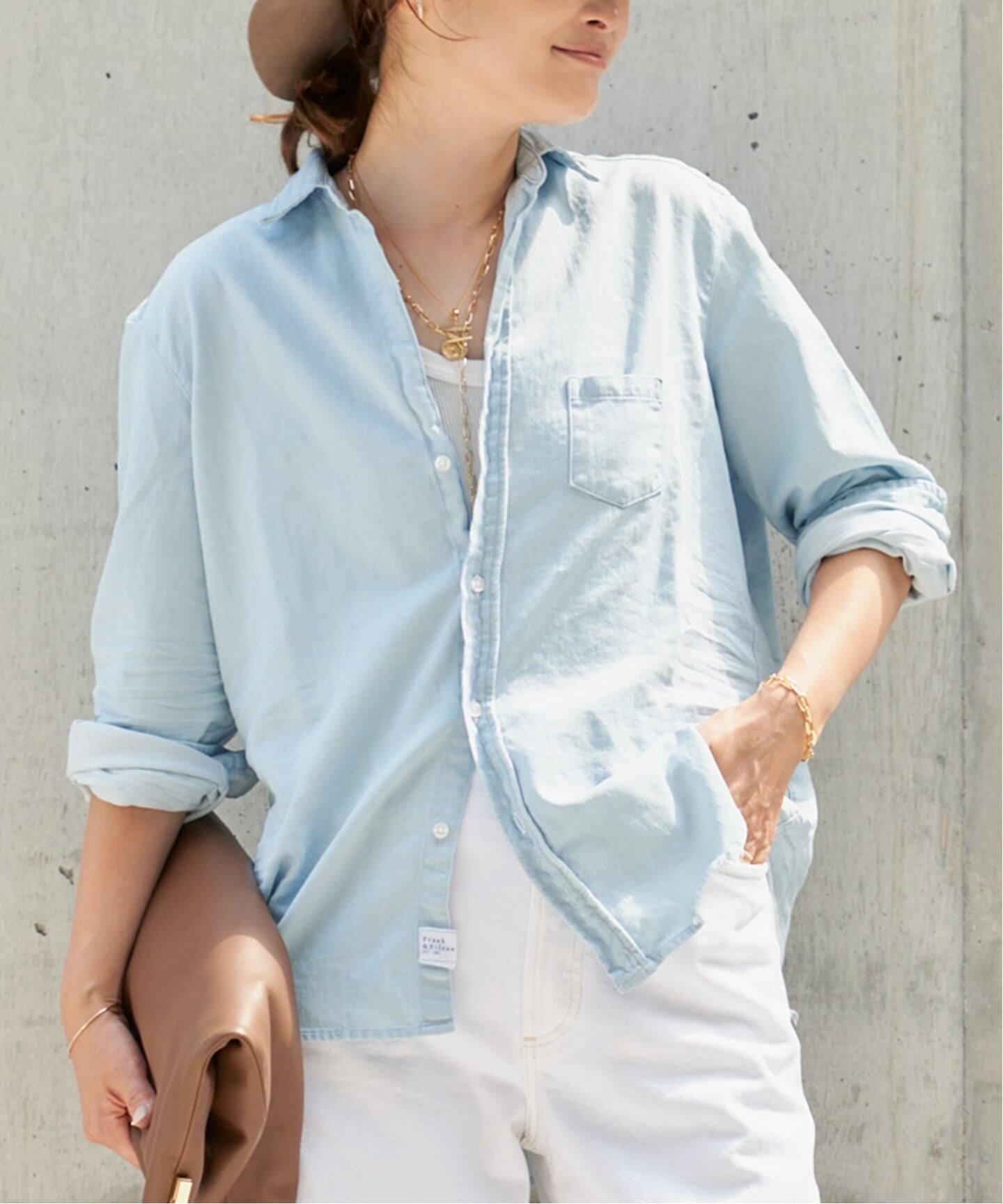 FRANK&EILEEN/フランクアンドアイリーン】STONEWASHED SHIRT（シャツ 