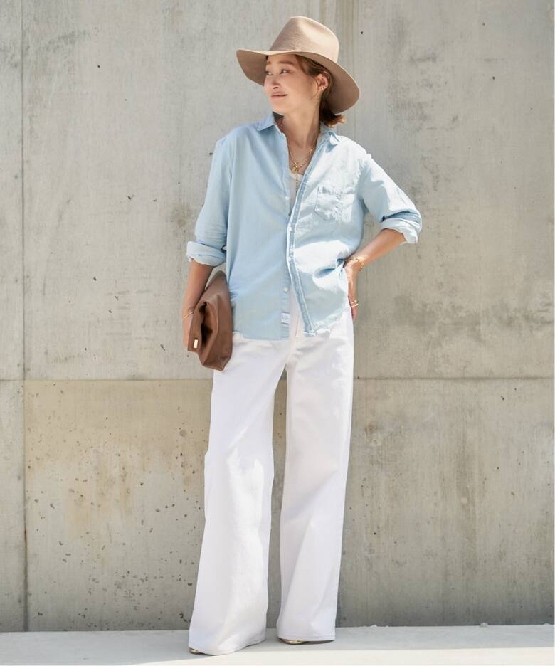 FRANK&EILEEN/フランクアンドアイリーン】STONEWASHED SHIRT（シャツ 