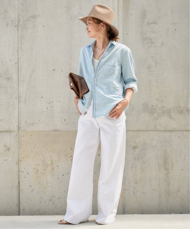 FRANK&EILEEN/フランクアンドアイリーン】STONEWASHED SHIRT（シャツ 